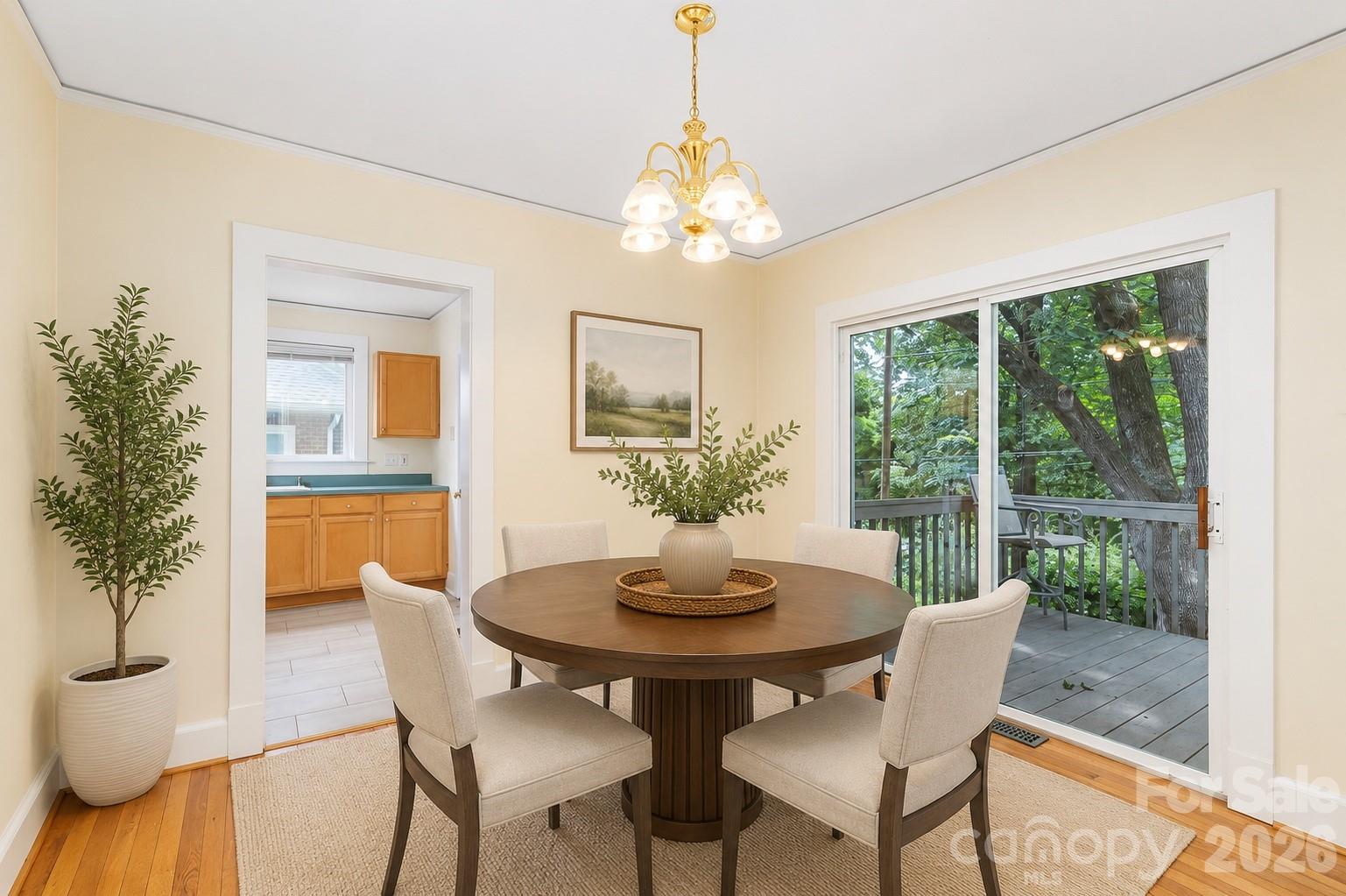 Virtually Staged-dining room - 3 Enka Oak Street, Candler