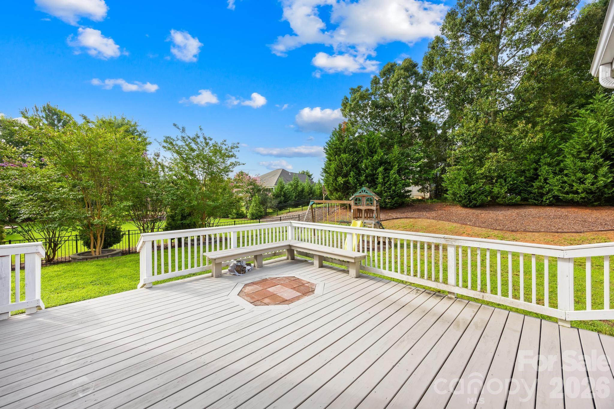 back deck - 1004 Hawker Road, Matthews