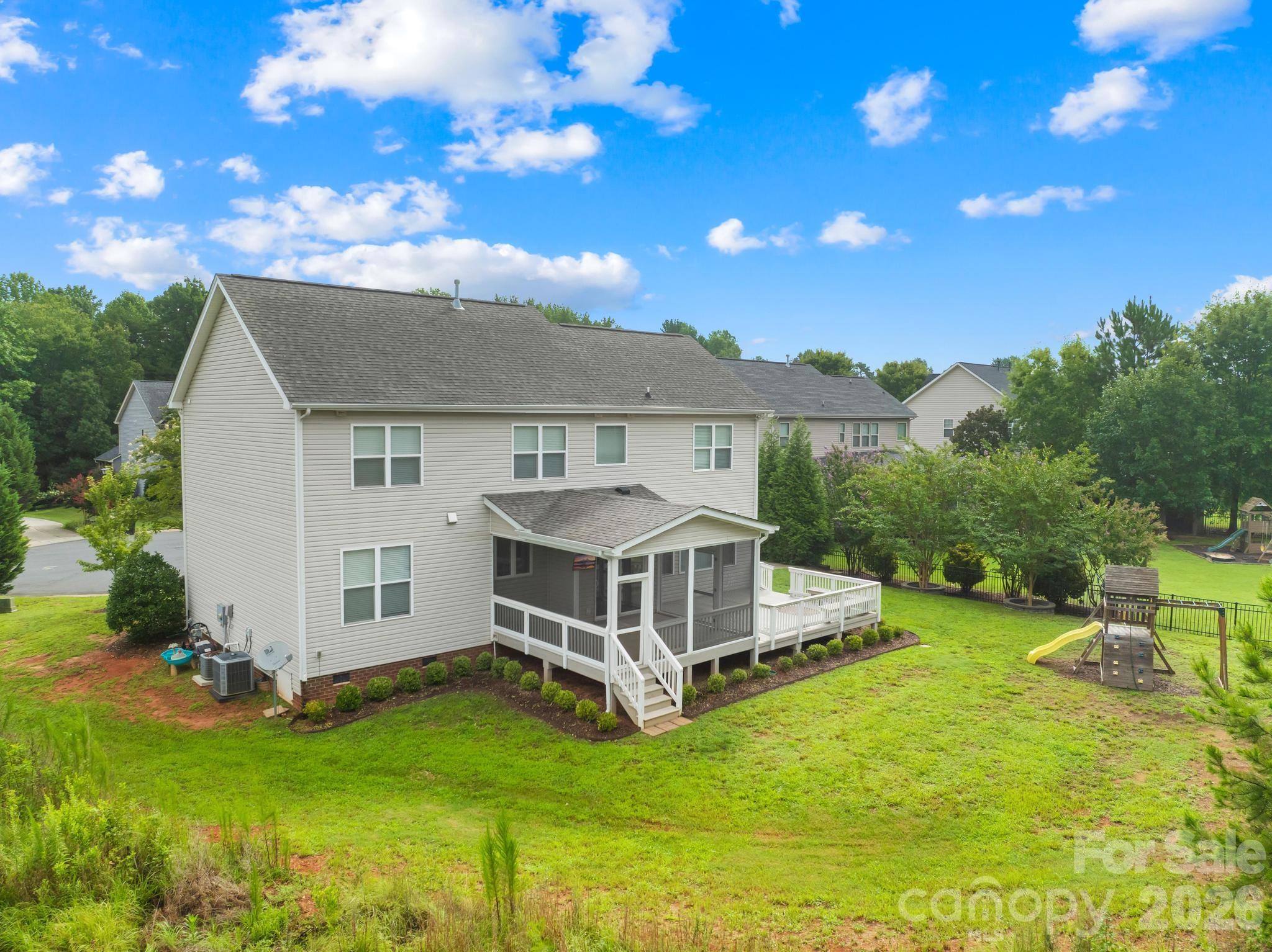 Back view of house - 1004 Hawker Road, Matthews
