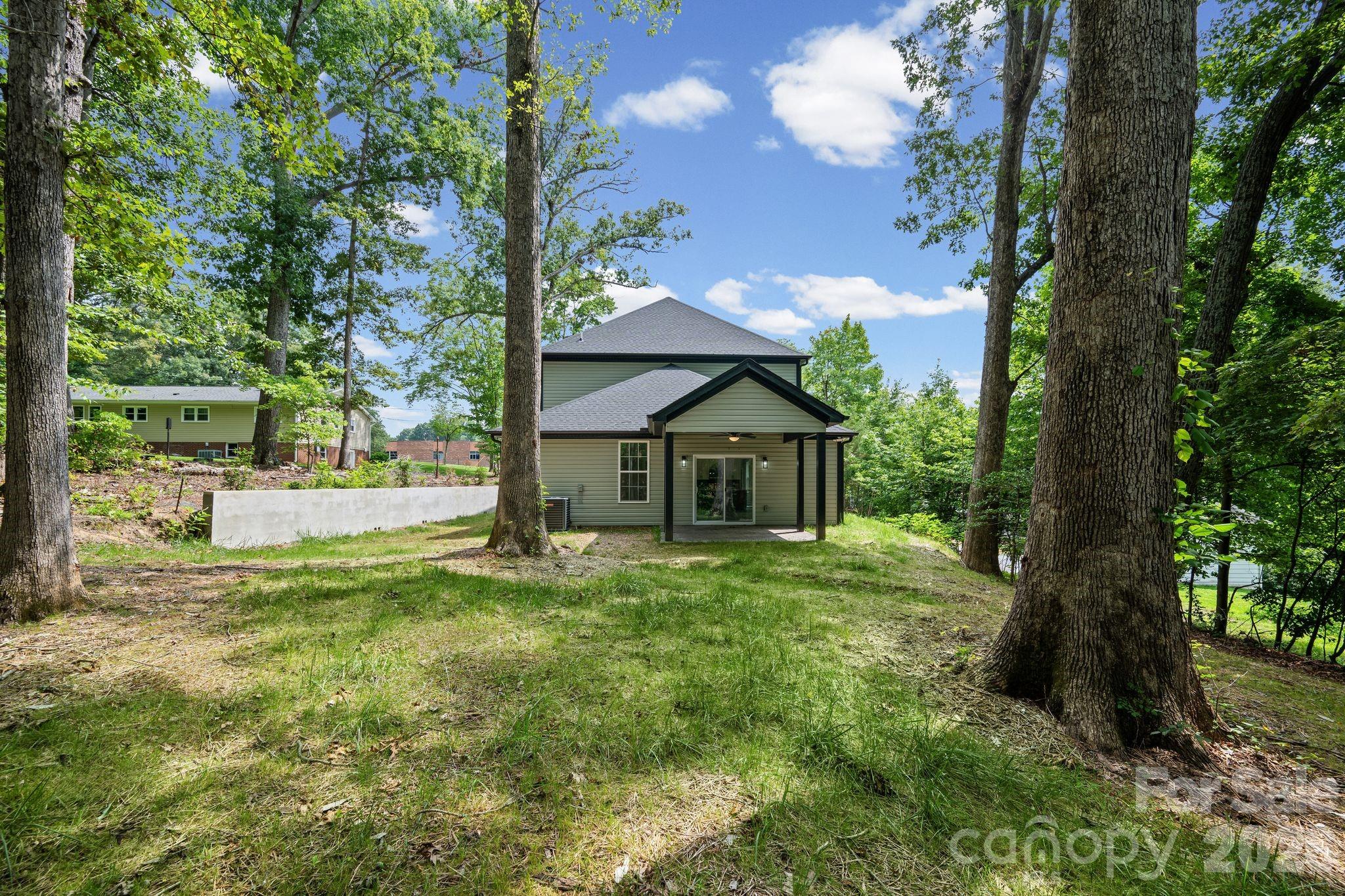 view of back of home - 337 Petree Road, Winston Salem