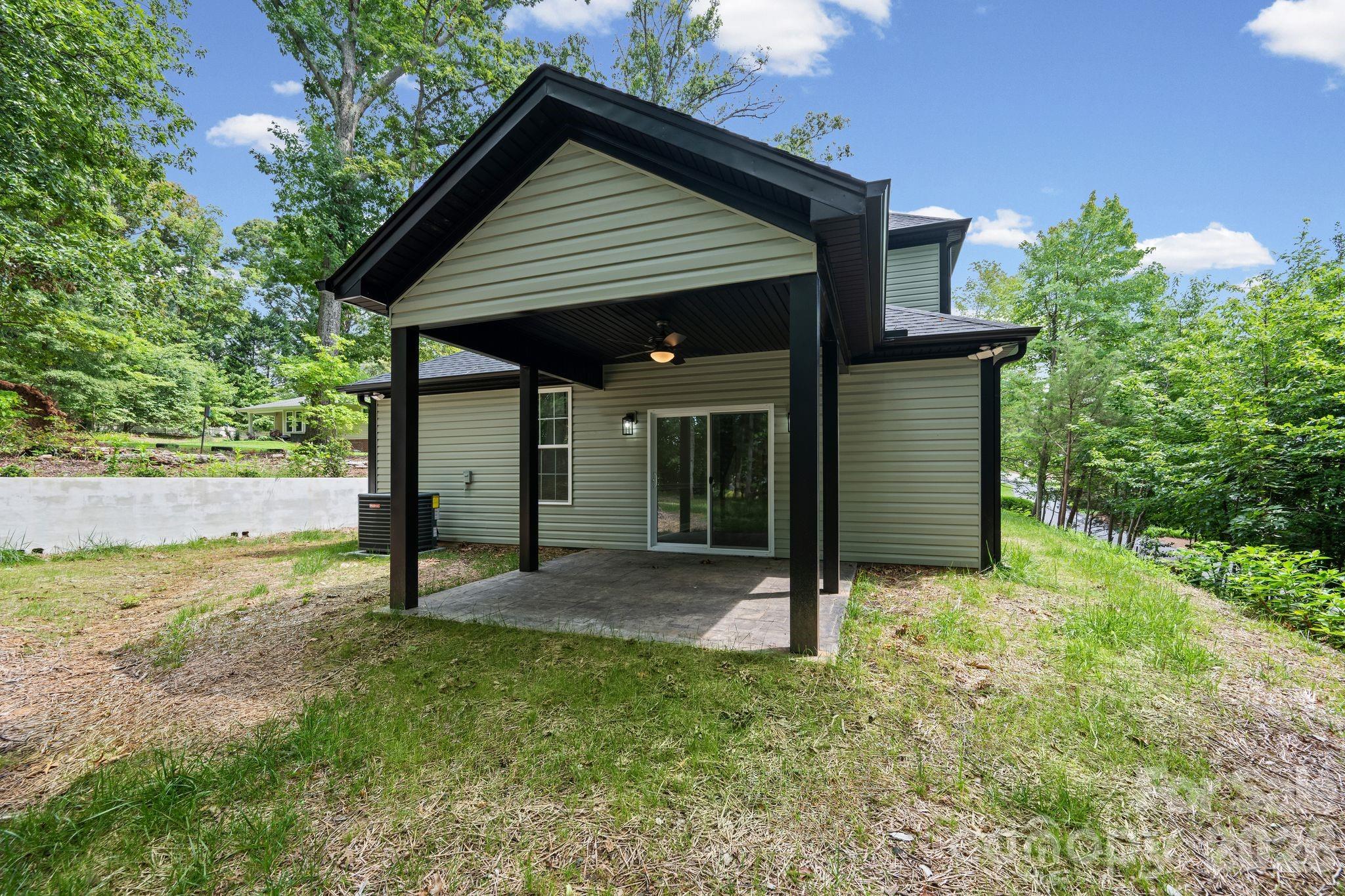 view of back of home - 337 Petree Road, Winston Salem