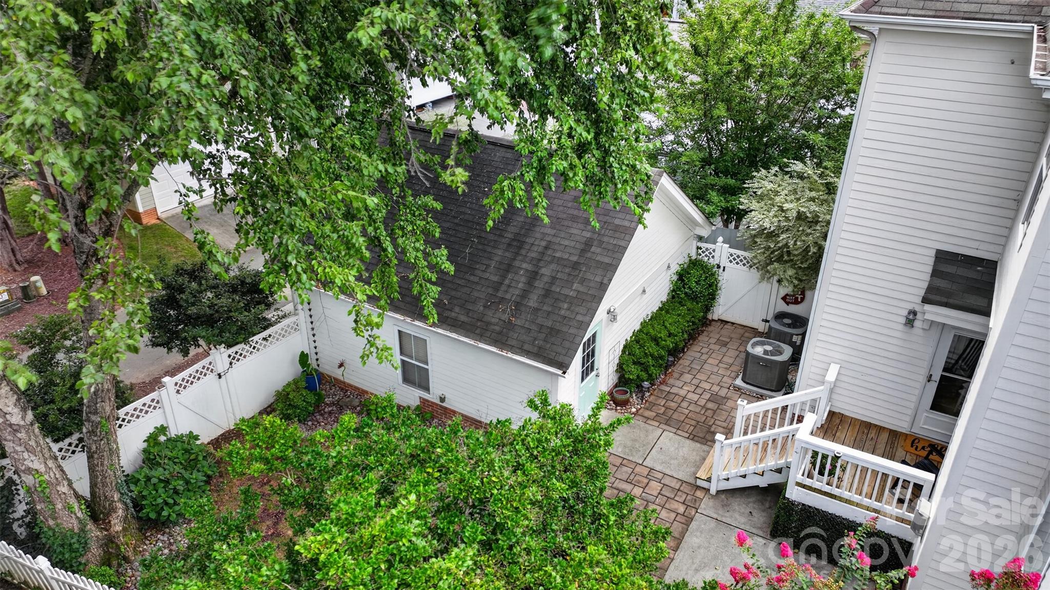 Back Yard - 15829 Trenton Place Road, Huntersville