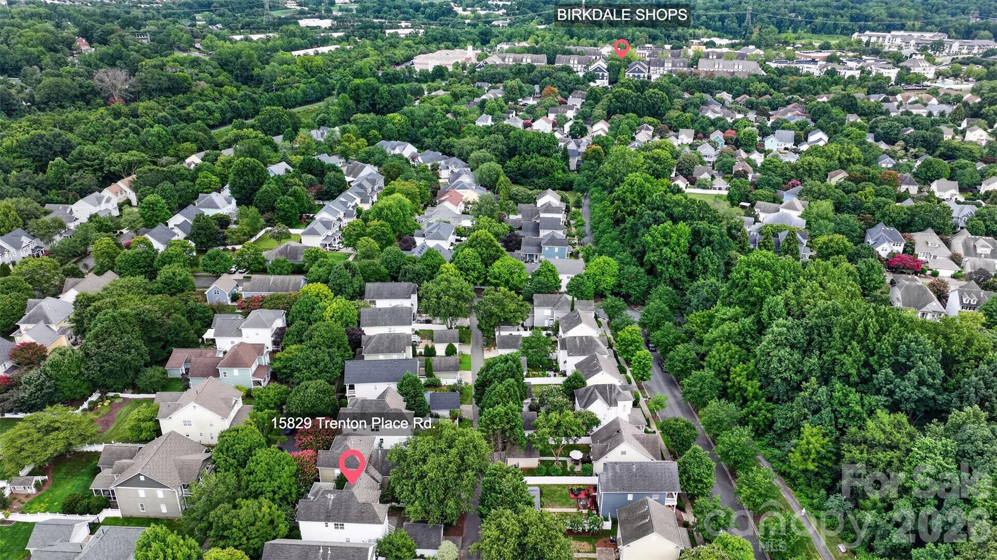 Aerial View - 15829 Trenton Place Road, Huntersville
