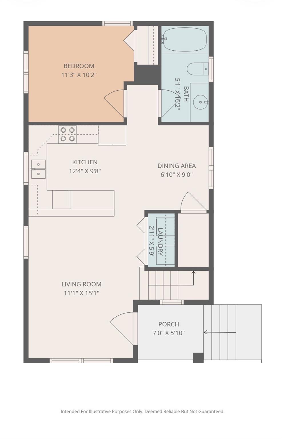 Main level floor plan - 100 Victoria Springs Drive, Flat Rock