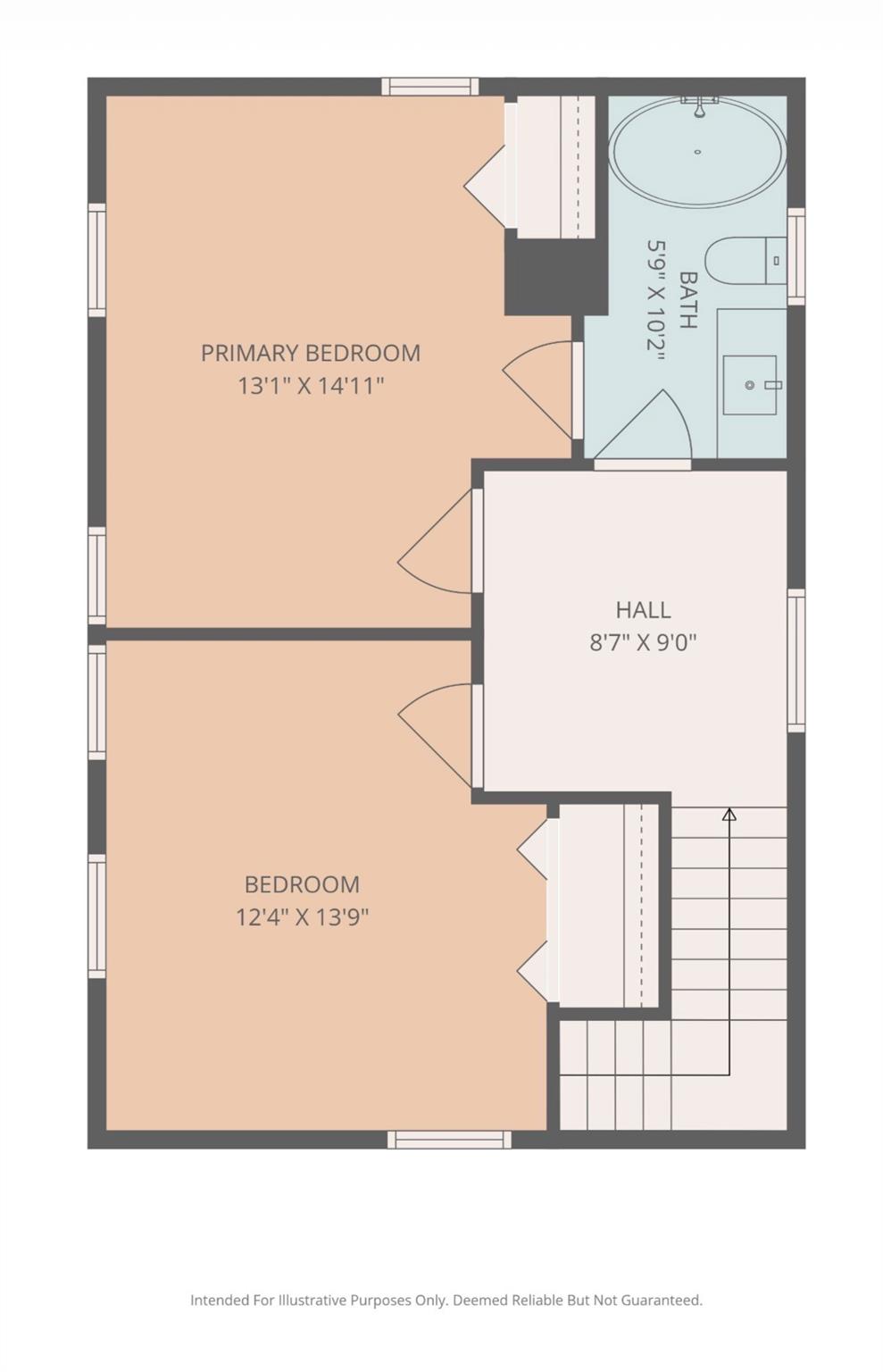 Upper level floor plan - 100 Victoria Springs Drive, Flat Rock
