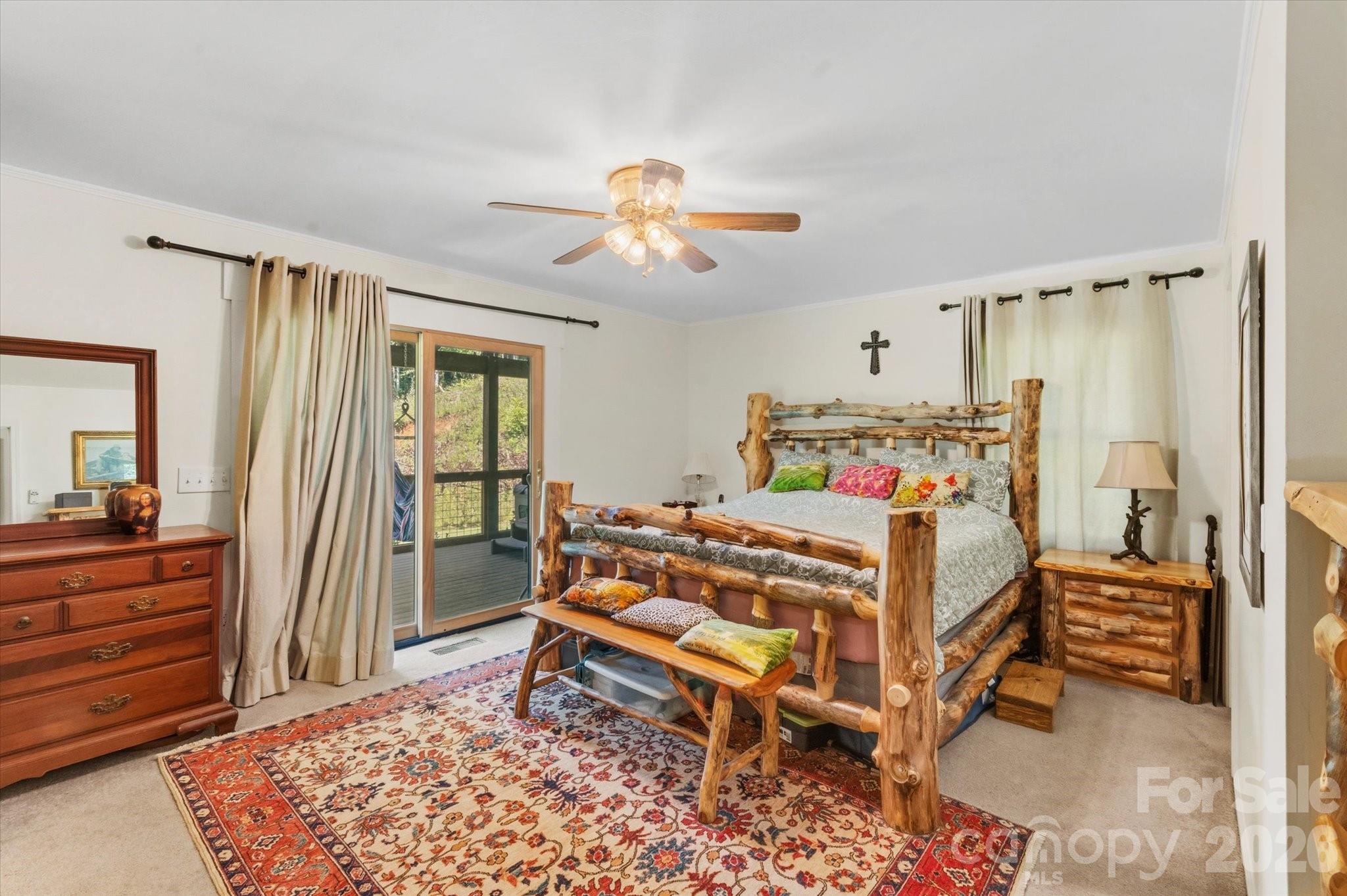 Main bedroom from entrance - 2533 Coopers Creek Road, Bryson City