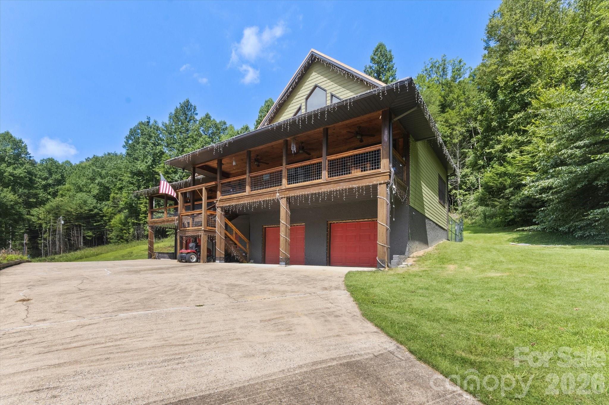 2533 Coopers Creek Rd, Bryson City from driveway - 2533 Coopers Creek Road, Bryson City