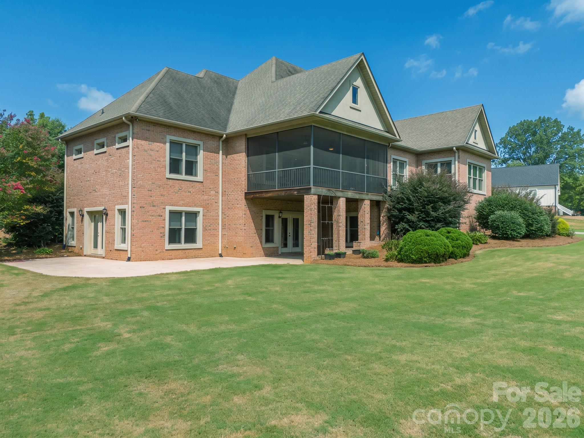 Large Patio off walkout basement - 121 Cheyenne Lane, Statesville