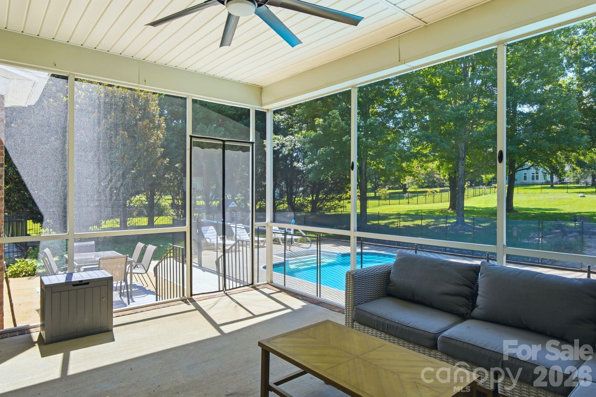 Large Screened Patio - 535 Hallman Drive, Rock Hill
