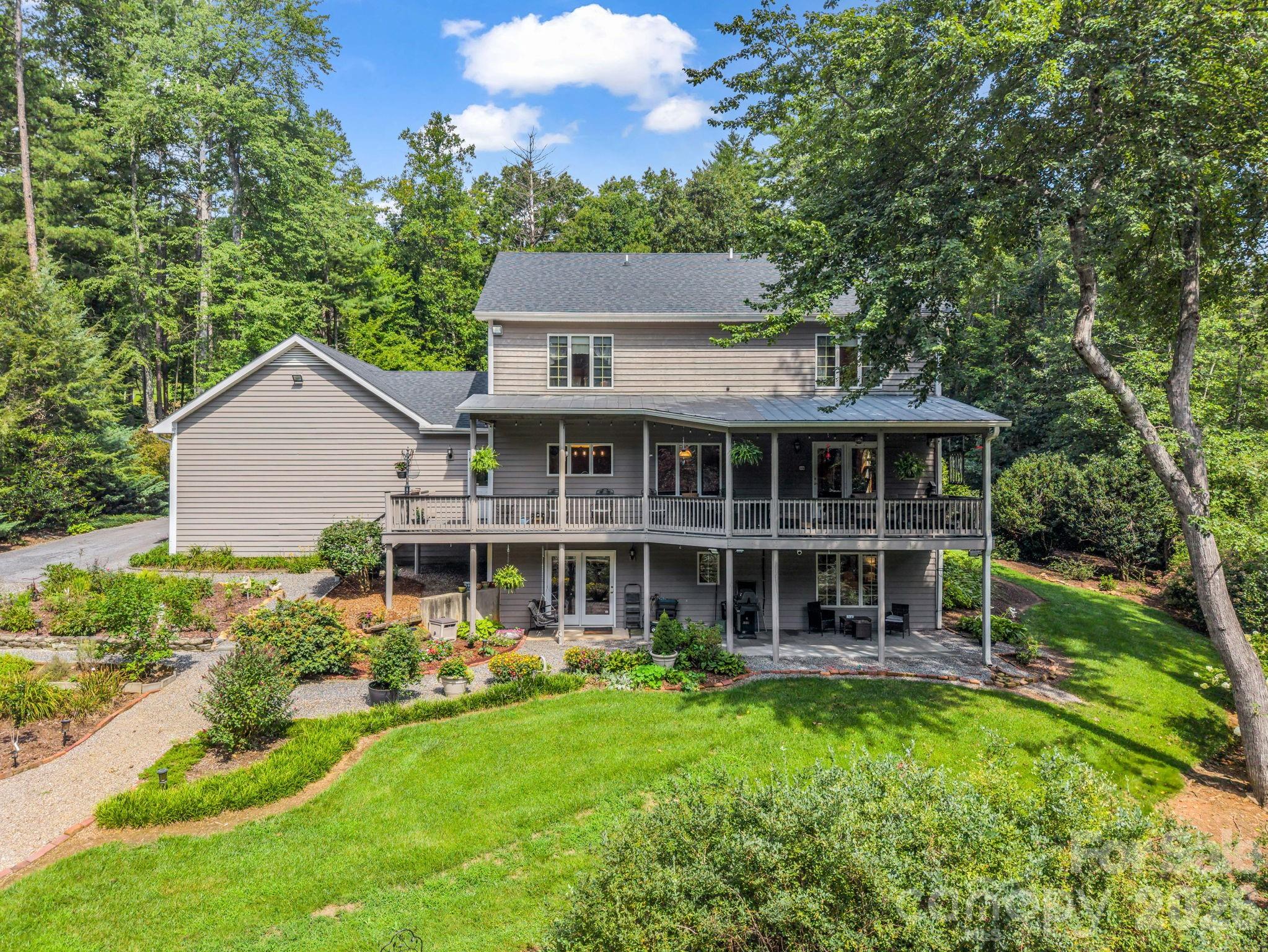 View of back of home - 15 Ravenwood Drive, Fletcher