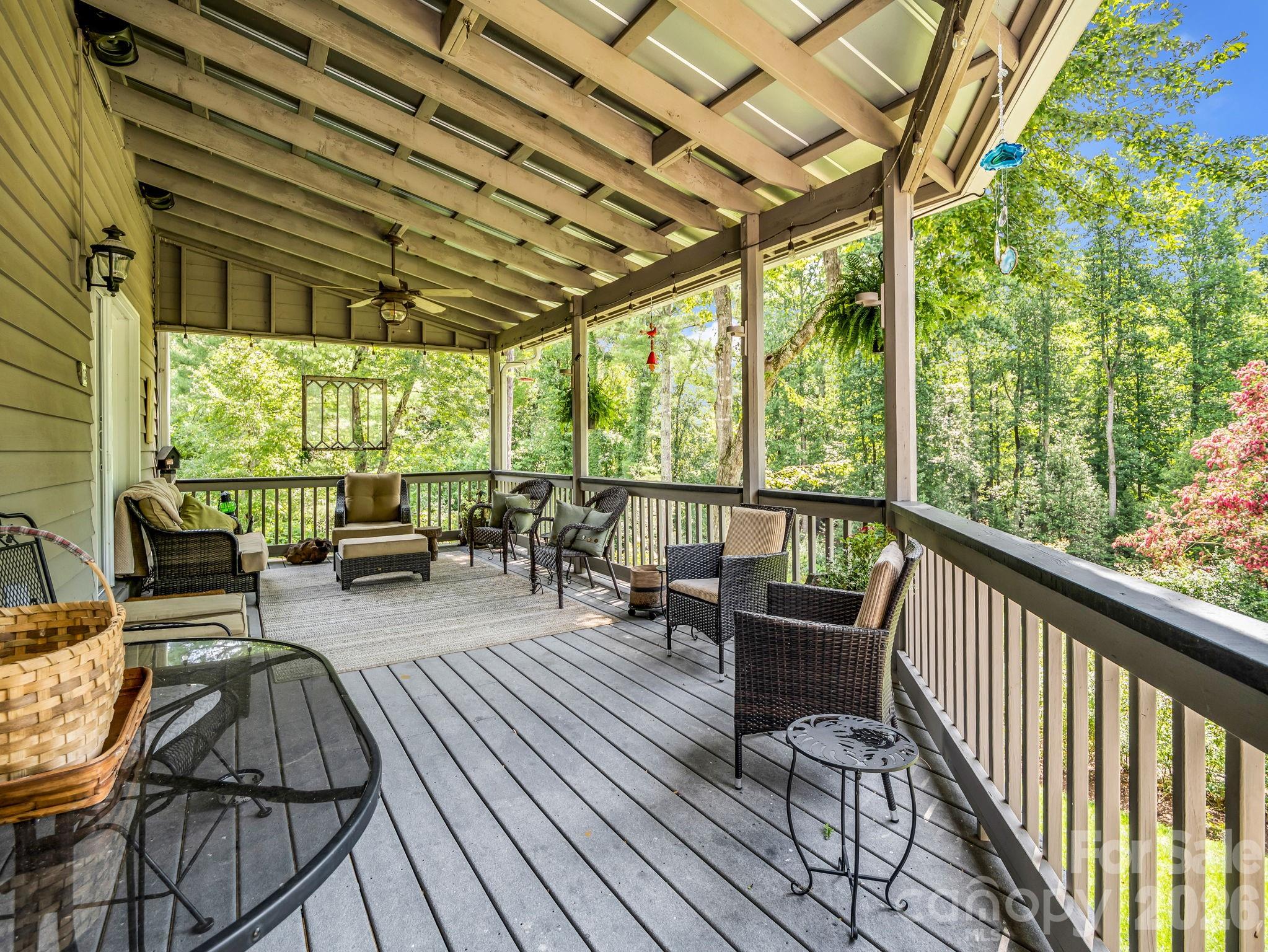 So nice the trex deck is covered - 15 Ravenwood Drive, Fletcher