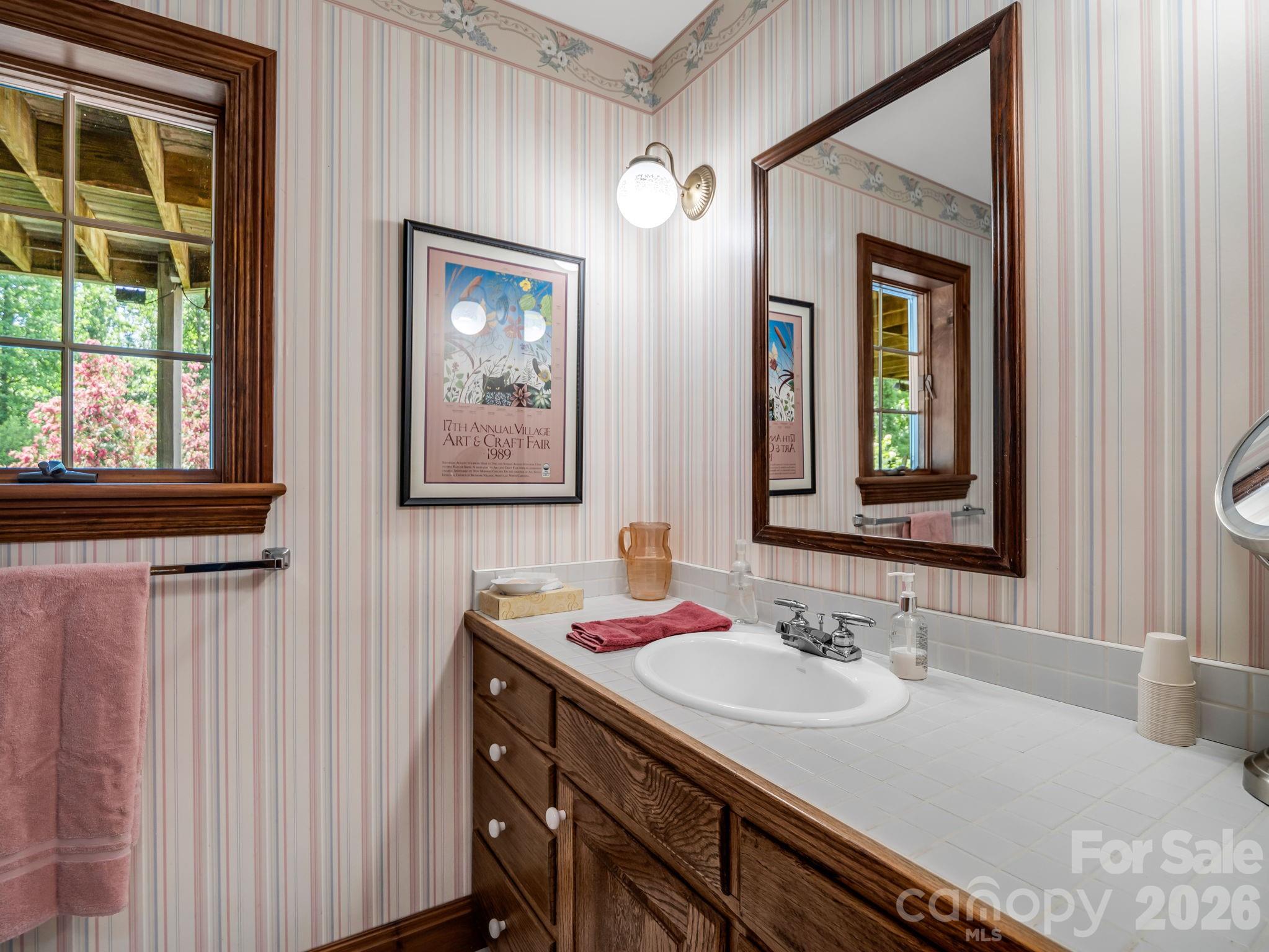 Full bath on lower level - 15 Ravenwood Drive, Fletcher