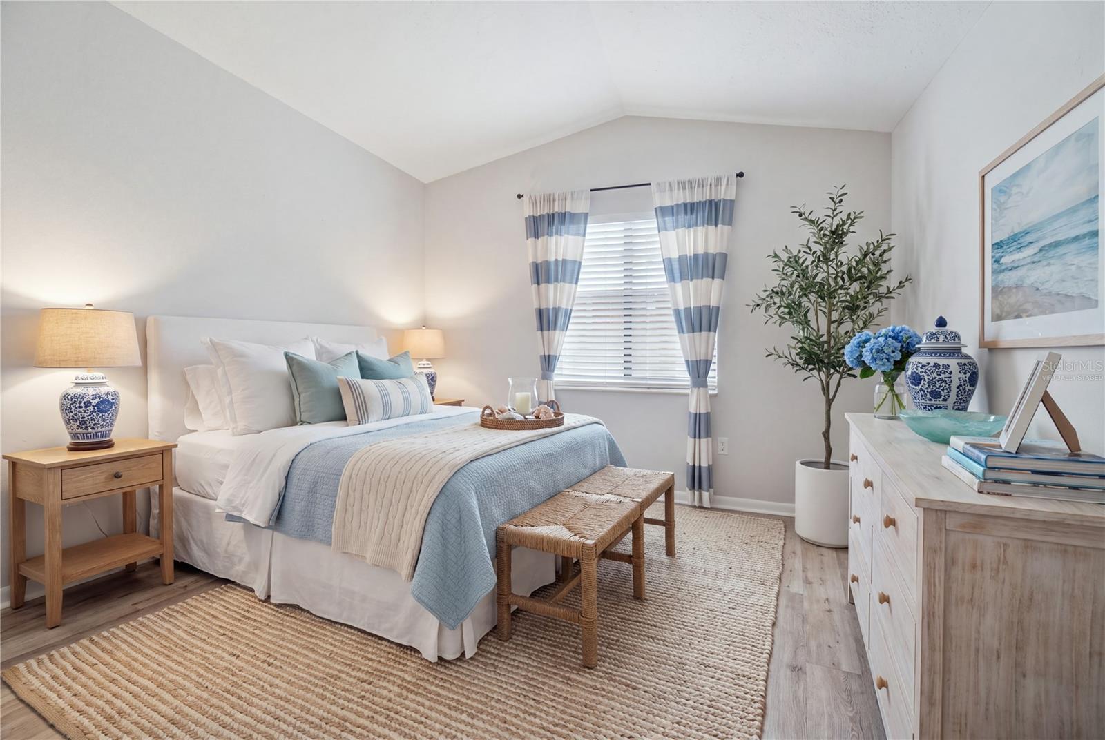 Bed 2 (virtually staged) - 56 LAKE FOREST PL, PALM COAST