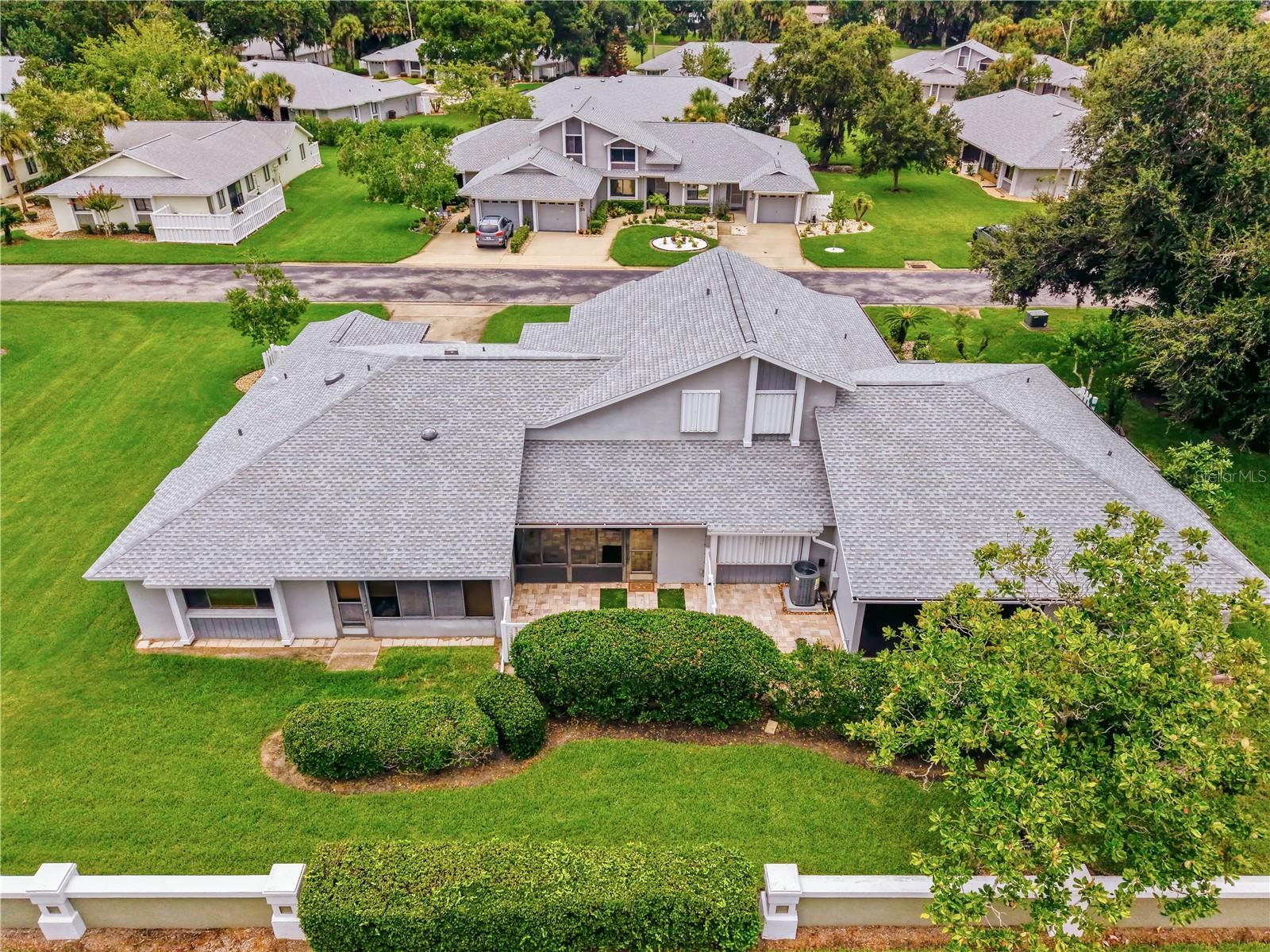 Back Aerial - 56 LAKE FOREST PL, PALM COAST