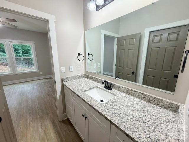 Granite tops in bath off primary bathroom - 1135 Pinebrook Avenue SE, Valdese