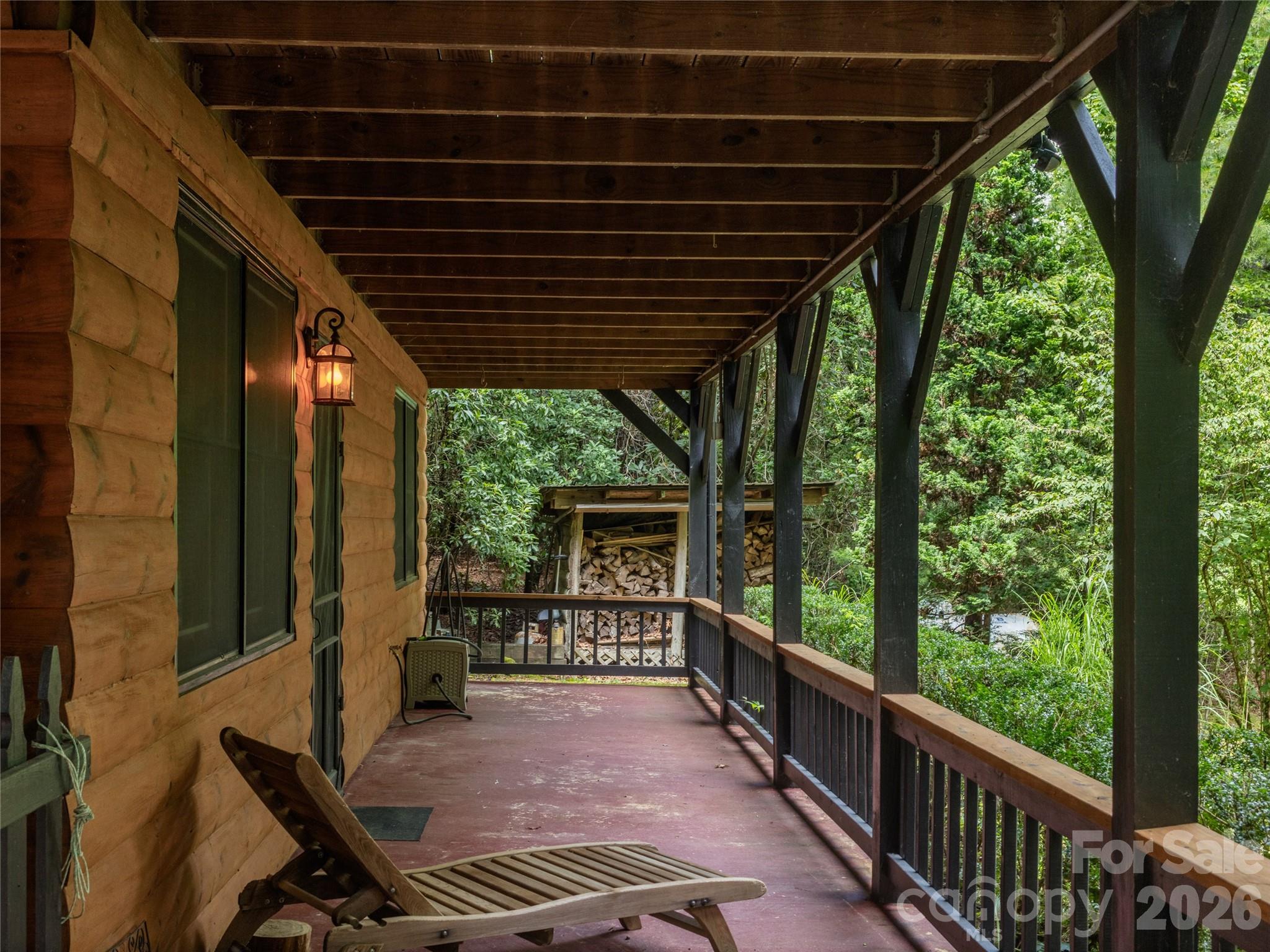 Ground level patio/porch - 696 Top Of The Mountain Road, Hendersonville