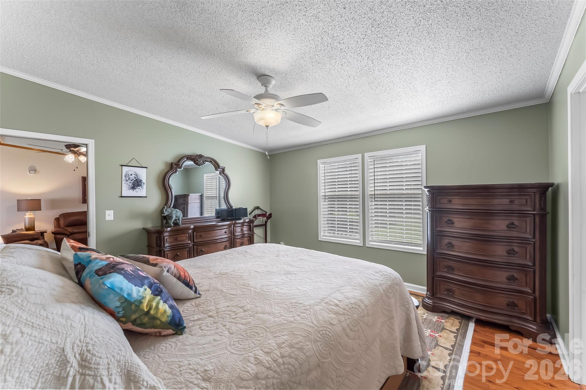 En Suite Primary with walk-in closet - 208 Red Birch Court, Hendersonville