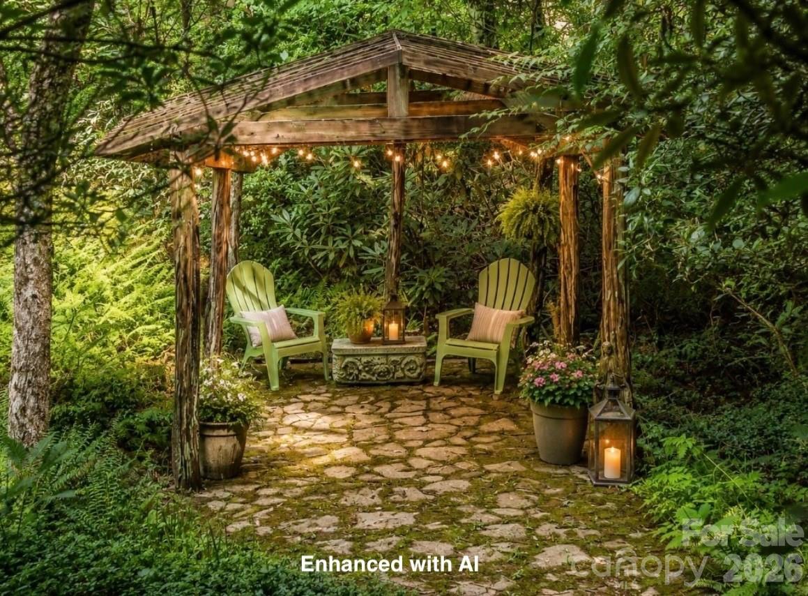 Virtually staged with AI - 696 Top Of The Mountain Road, Hendersonville