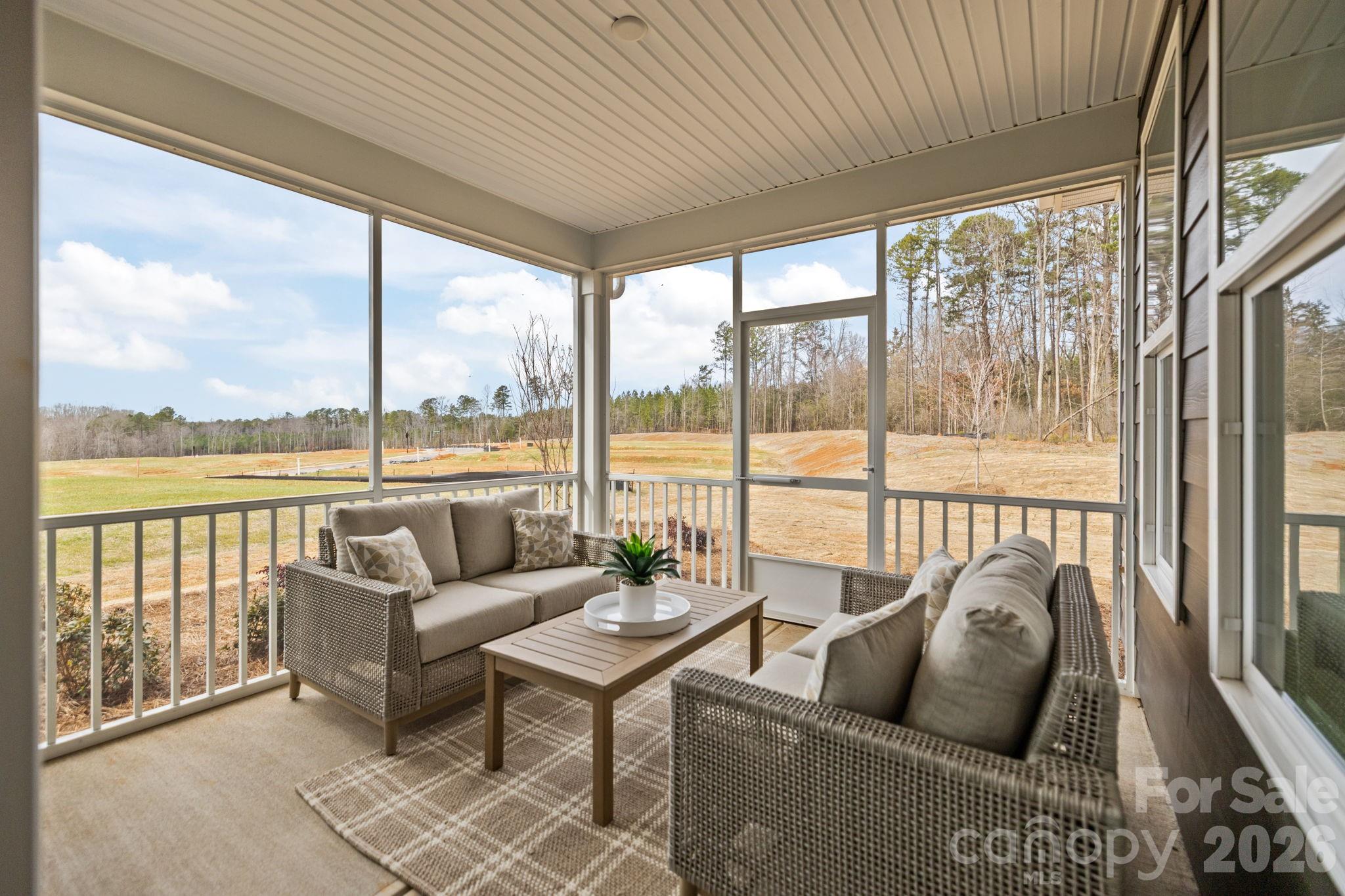 Rear Screened Porch - Model Home Photo for Reference Only. - 3026 Grandiose Drive, Indian Trail