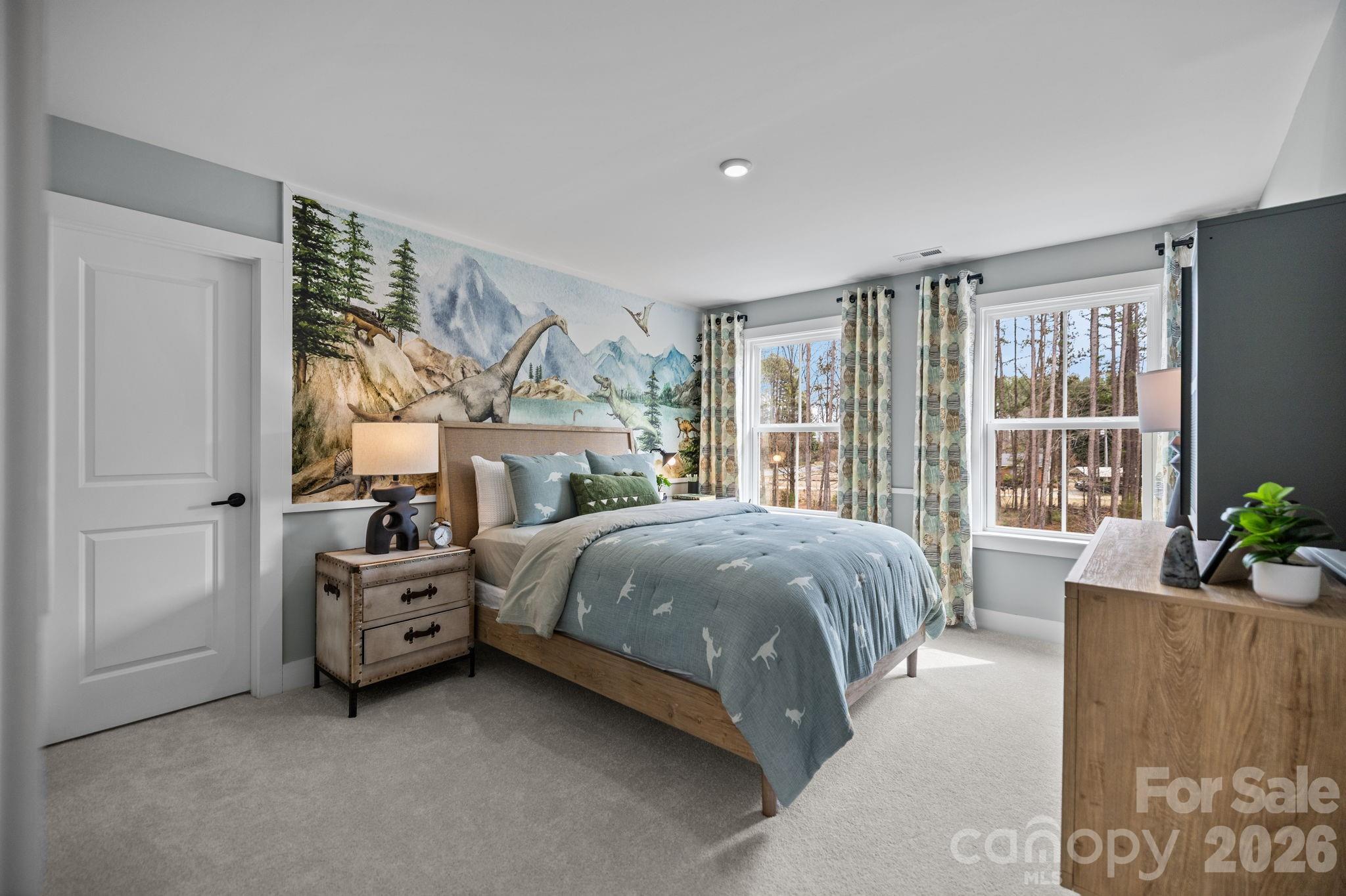 Second Floor Bedroom - Model Home Photo for Reference Only. - 3026 Grandiose Drive, Indian Trail