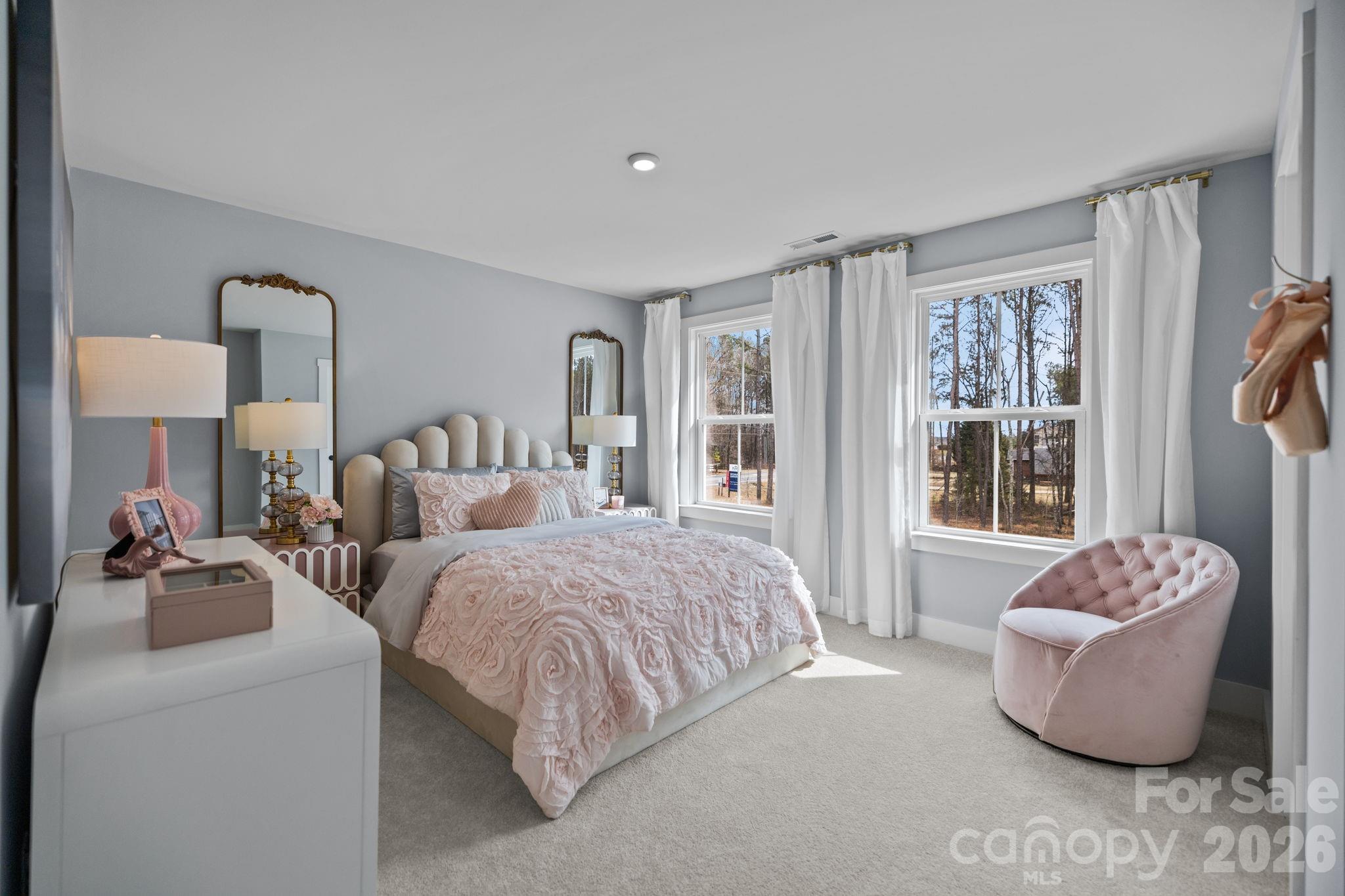 Second Floor Bedroom - Model Home Photo for Reference Only. - 3026 Grandiose Drive, Indian Trail