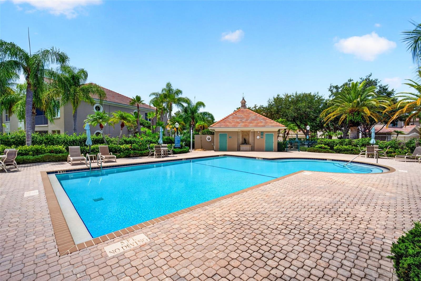 Pool # 2, just across the street - 7492 BOTANICA PKWY #102, SARASOTA