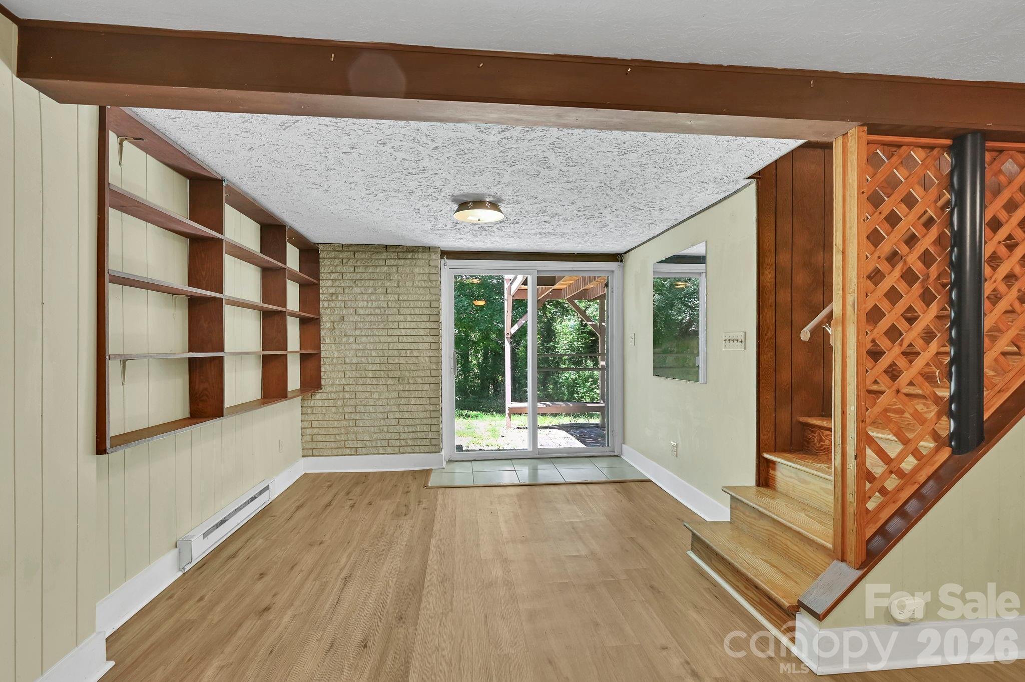 lower level to back yard - 297 White Pine Drive, Asheville
