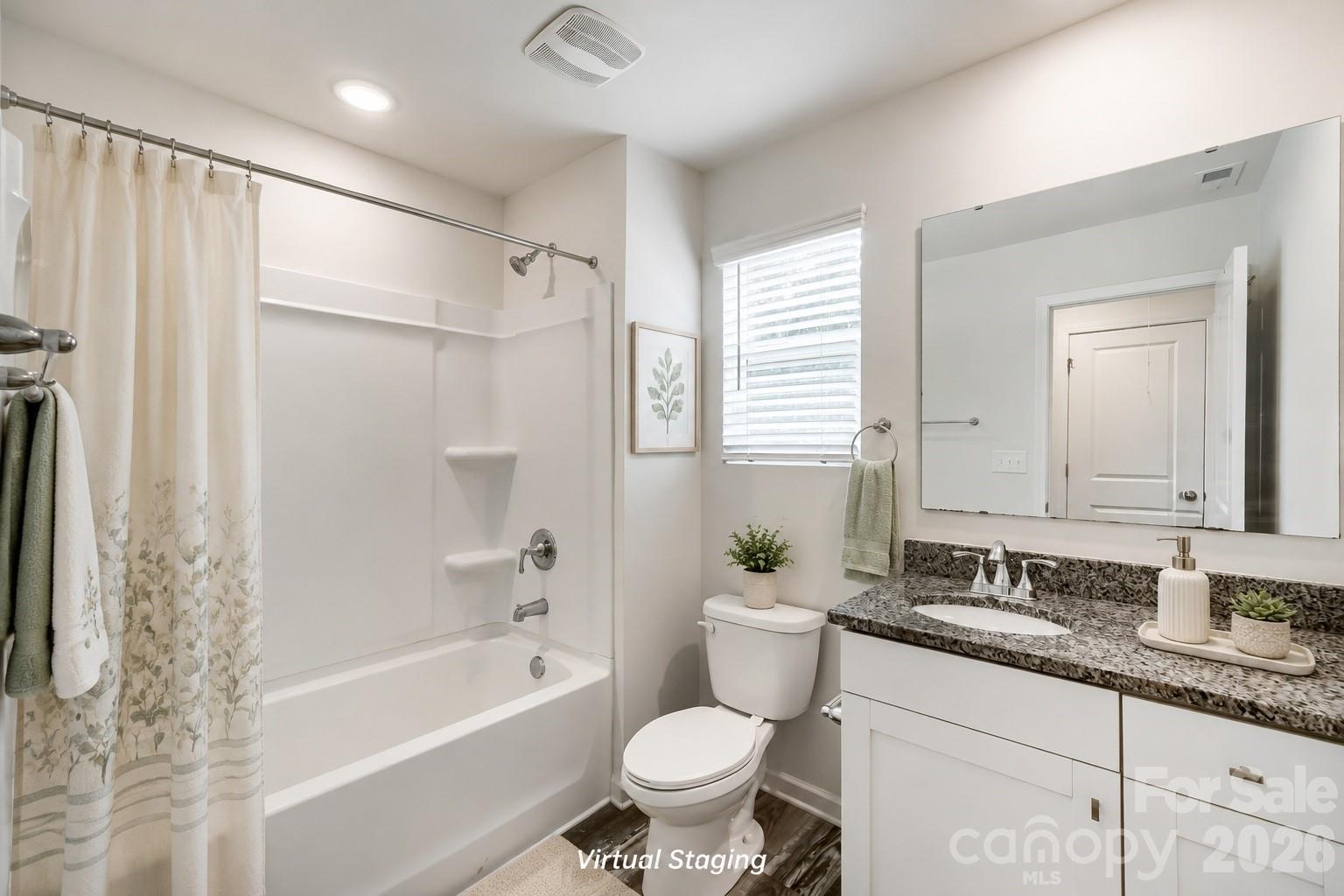 Bath 2 Virtual Staging - 244 Valleybrook Lane, Troutman