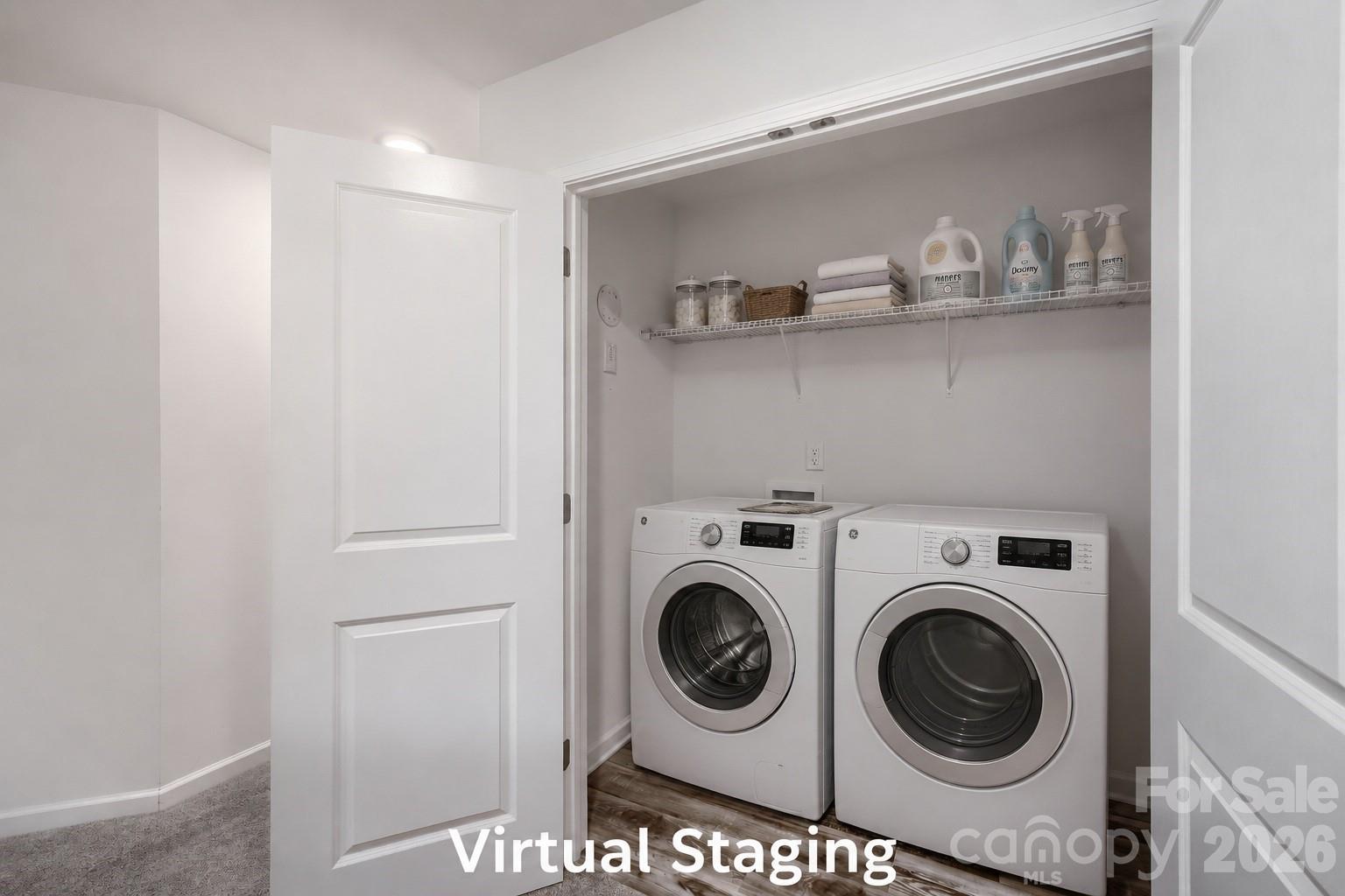Laundry Virtual Staging - 244 Valleybrook Lane, Troutman