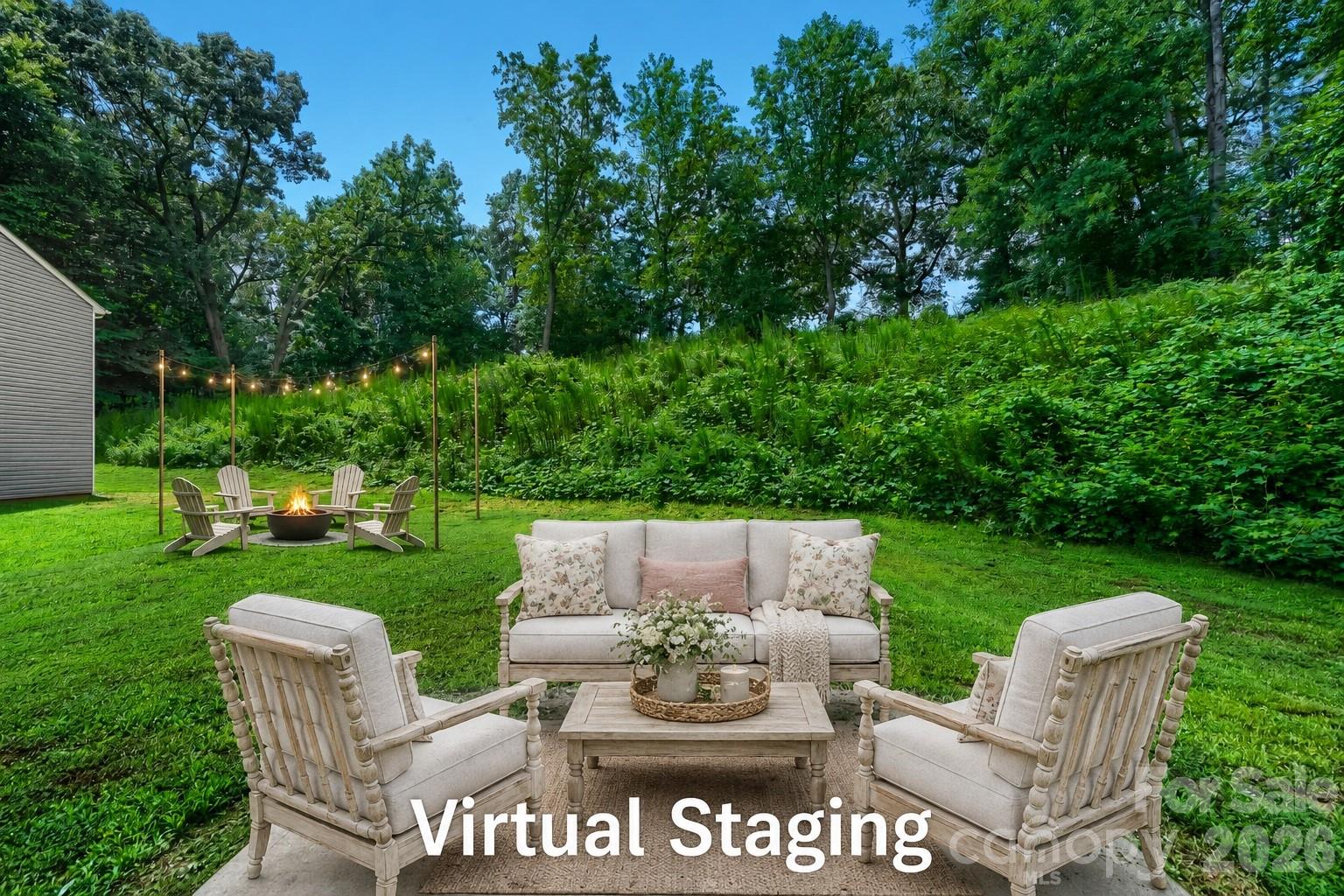 Backyard Virtual Staging - 244 Valleybrook Lane, Troutman