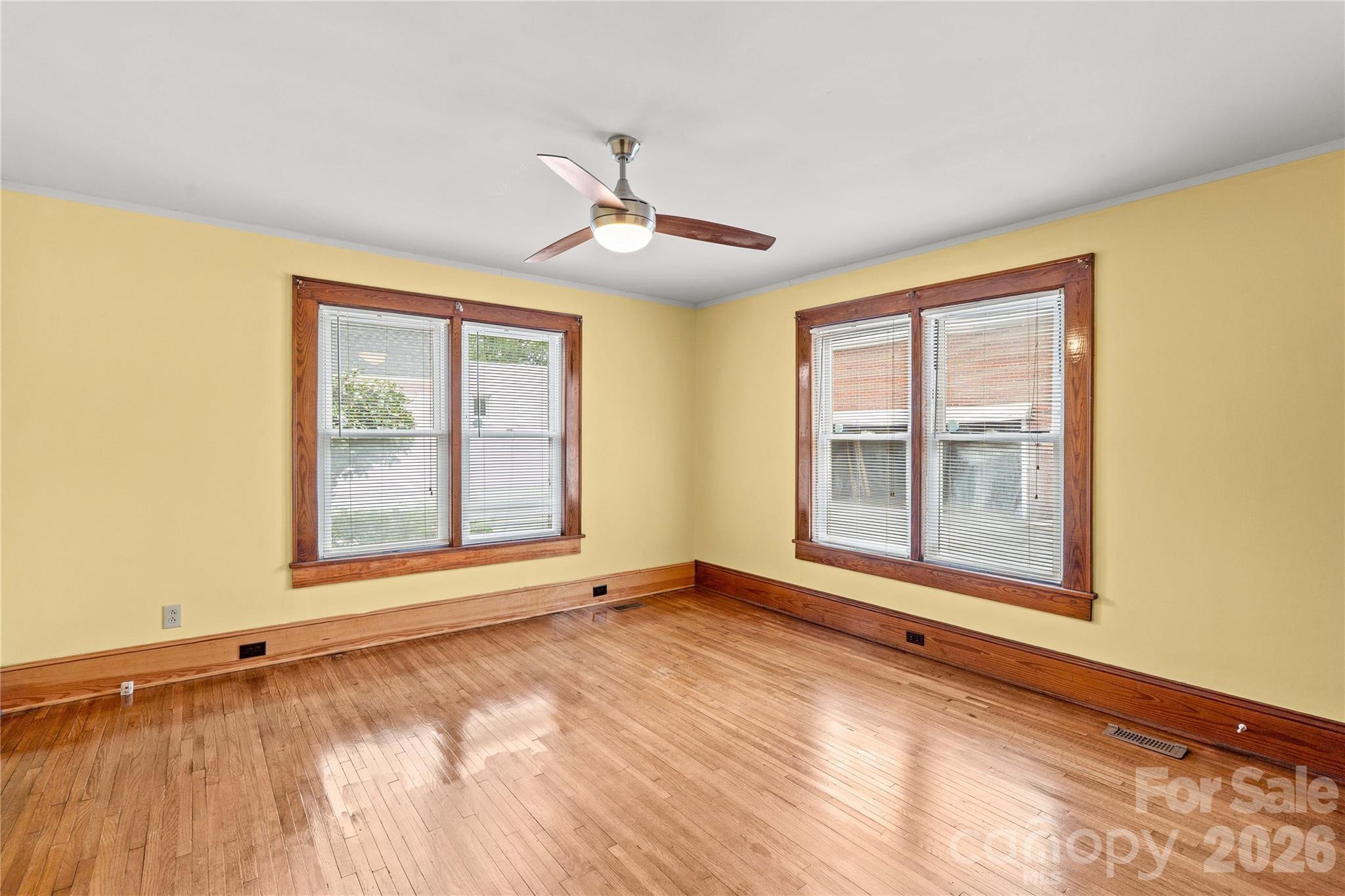 The main floor bedroom is located on the back of the house. - 615 S Church Street, Salisbury