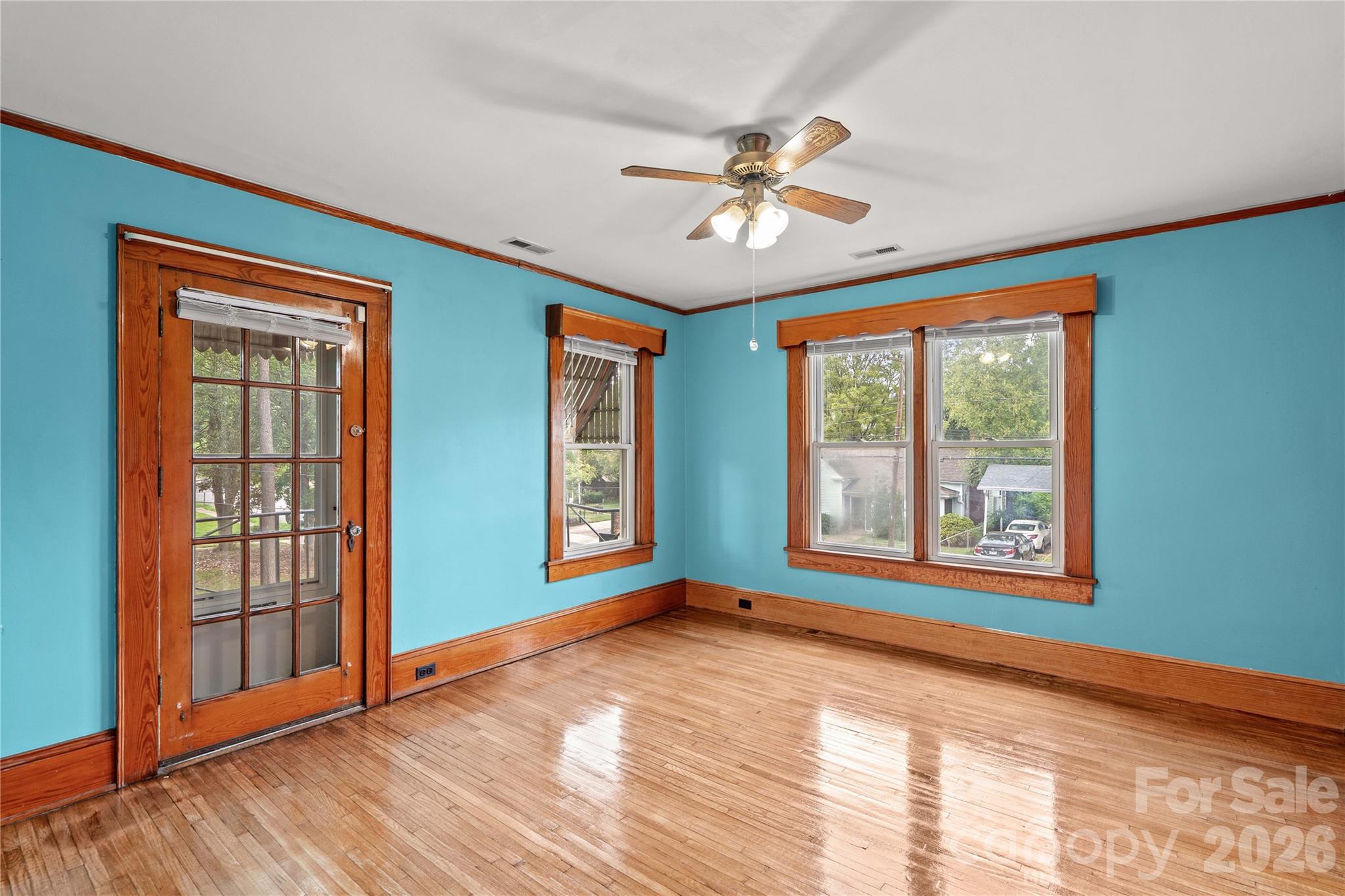 Upstair bedroom #2 has direct access to the upper level balcony. - 615 S Church Street, Salisbury