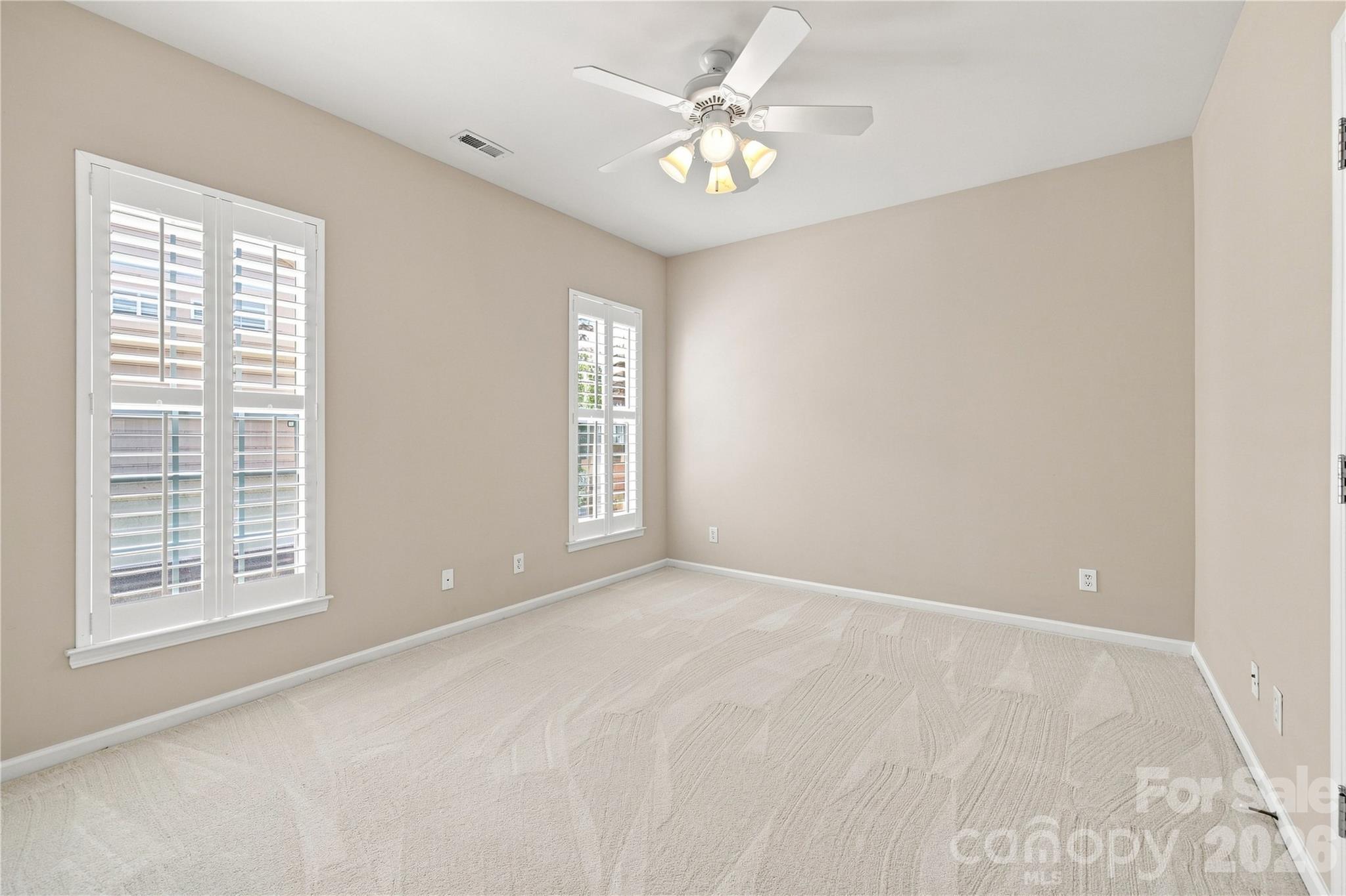 Guest Bedroom 1, Plantation Shutters, En-Suite Bath - 39650 Rosebay Court, Indian Land