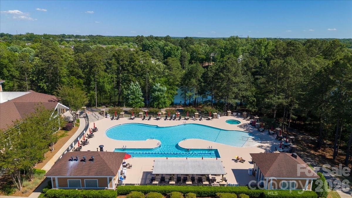 Lake House Outdoor Pool - 39650 Rosebay Court, Indian Land