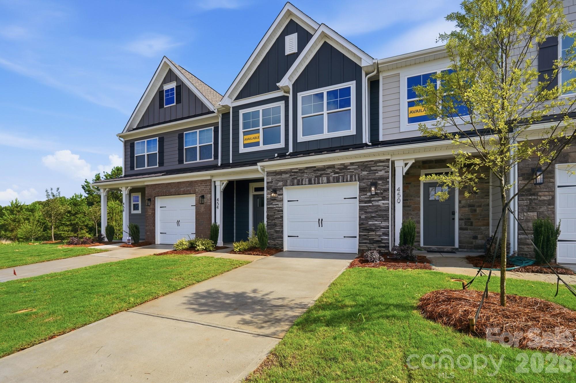 Homesite 117 features an Ashland F floorplan - 454 Blythe Townhome Lane, Waxhaw