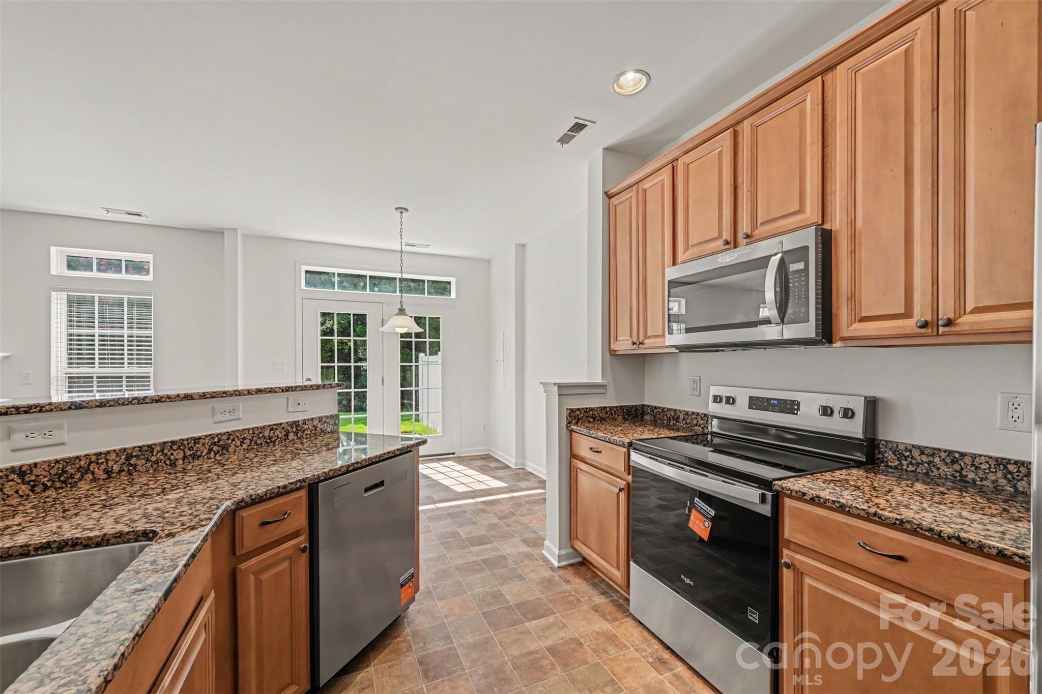 Brand new stainless steel dishwasher, microwave,  & stove stay for new owner! - 107 S Arcadian Way, Mooresville