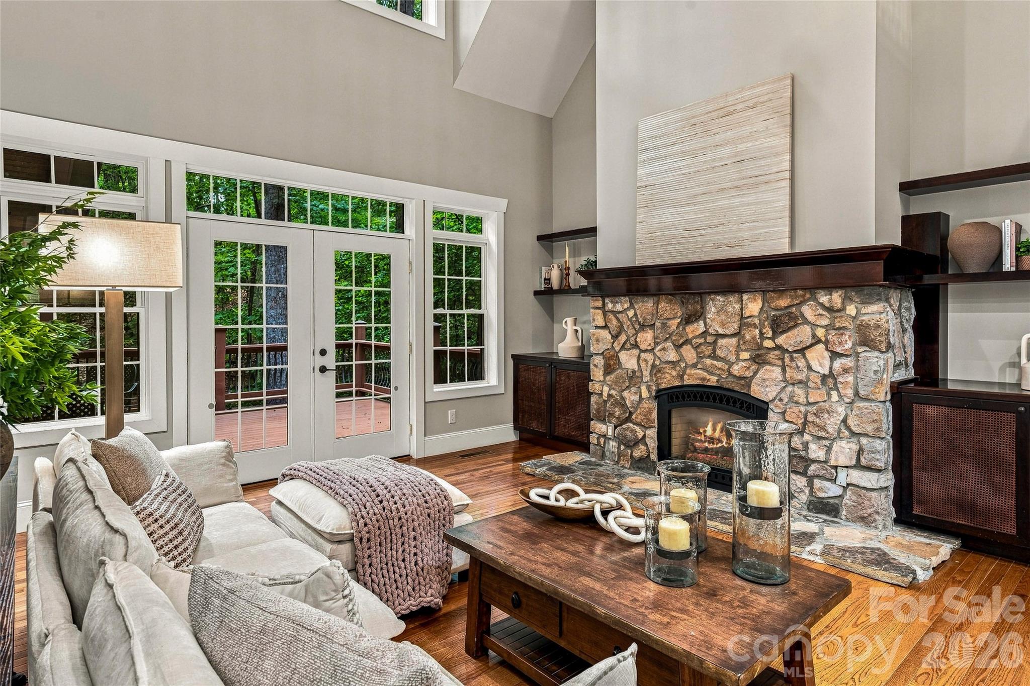 Family room off Kitchen leads to expansive decking - 90 Ashley Woods Drive, Arden