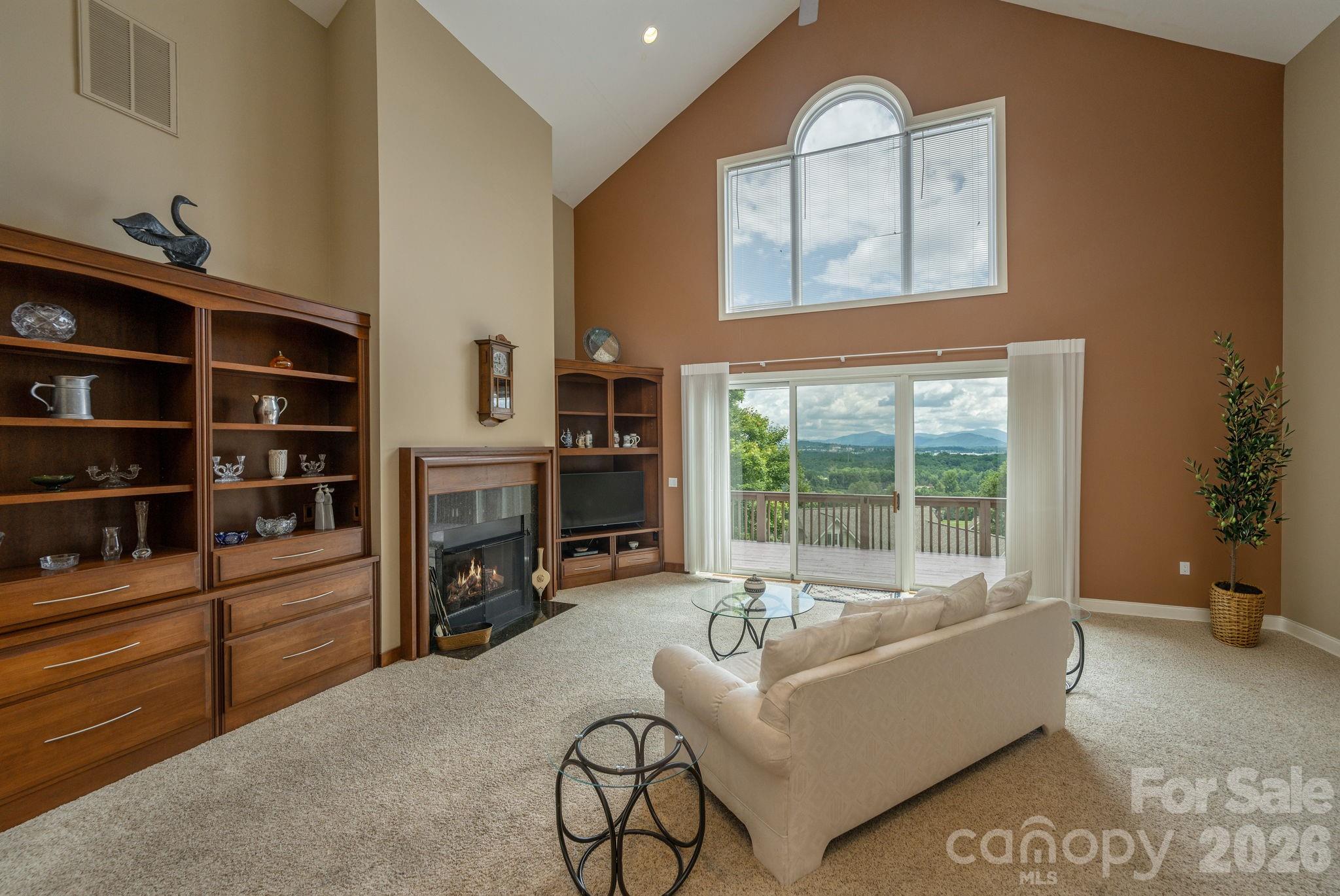 Great Room Living area with NE View - 20 N Mission Hills Court, Mills River