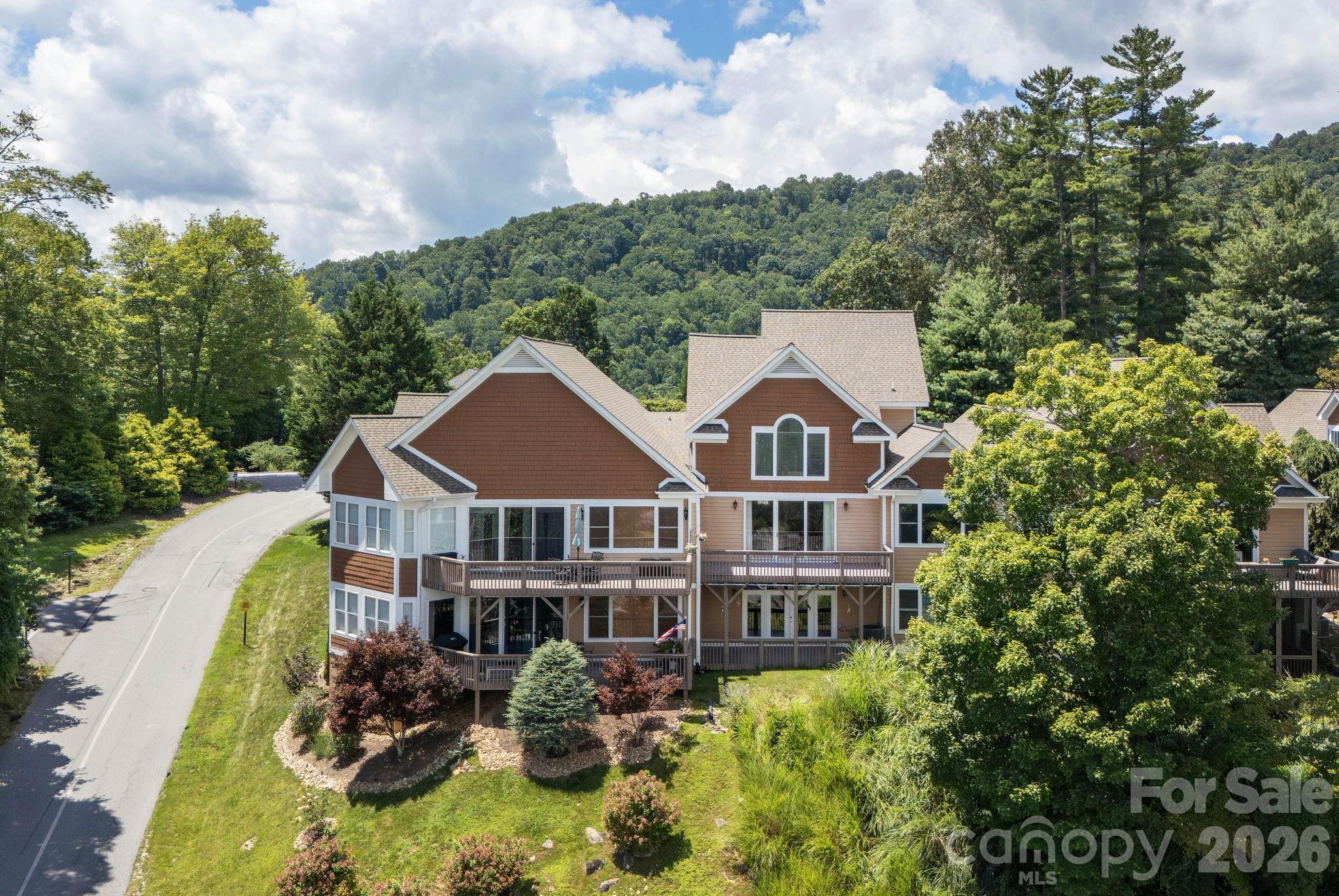 Back View of 20 N Mission Hills Ct - 20 N Mission Hills Court, Mills River