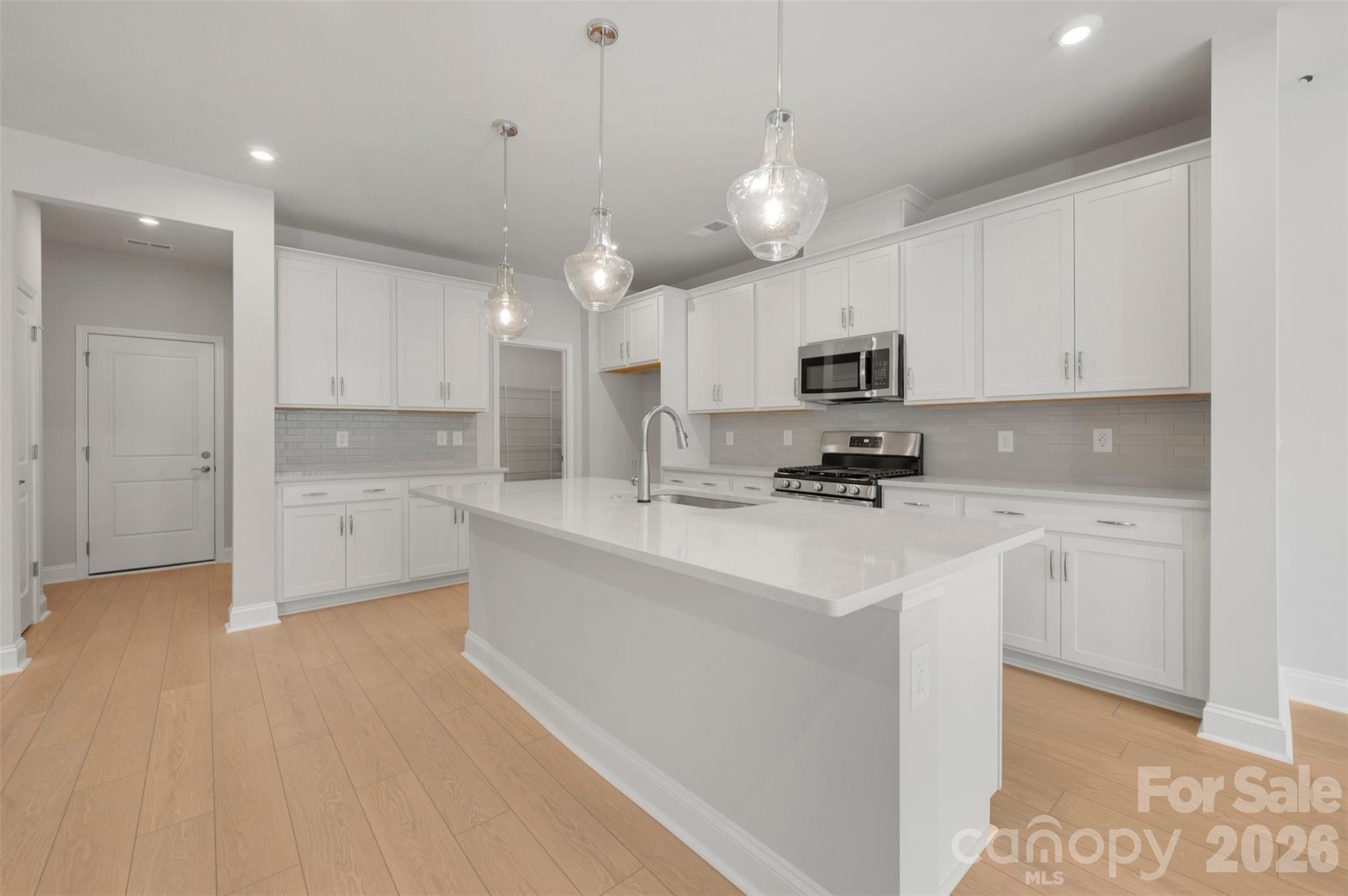 Pendant Lighting in Chrome - 467 Nash Street, Fort Mill