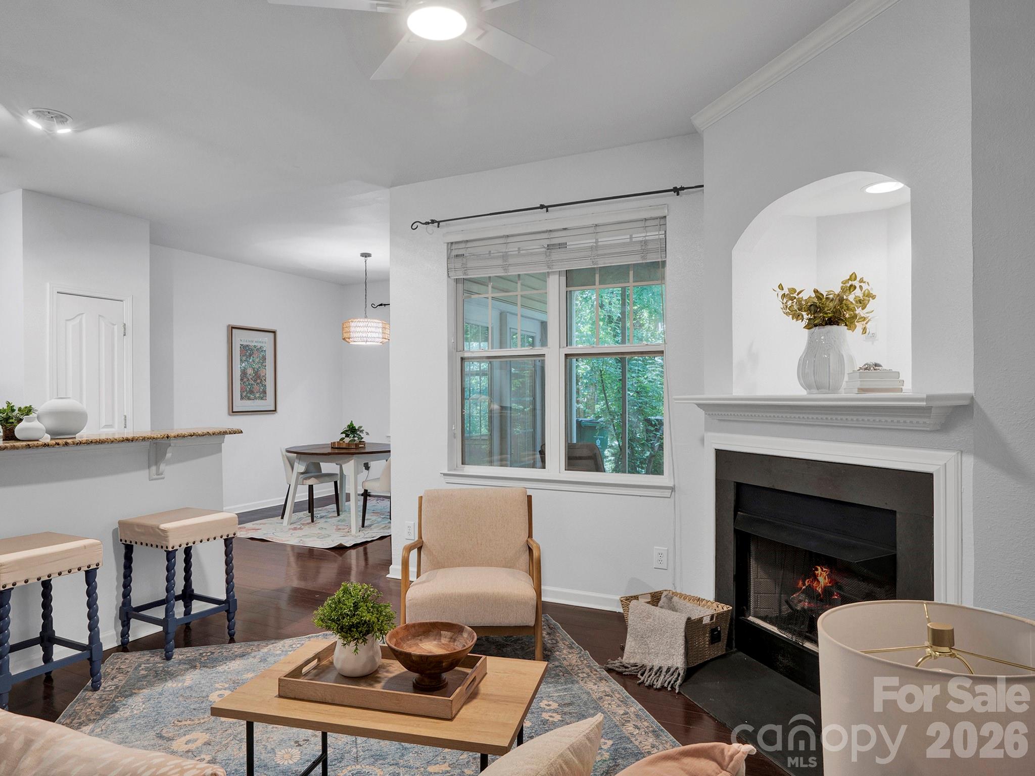 Entry way and Hall way add to privacy for the living space - 10747 Essex Hall Drive, Charlotte