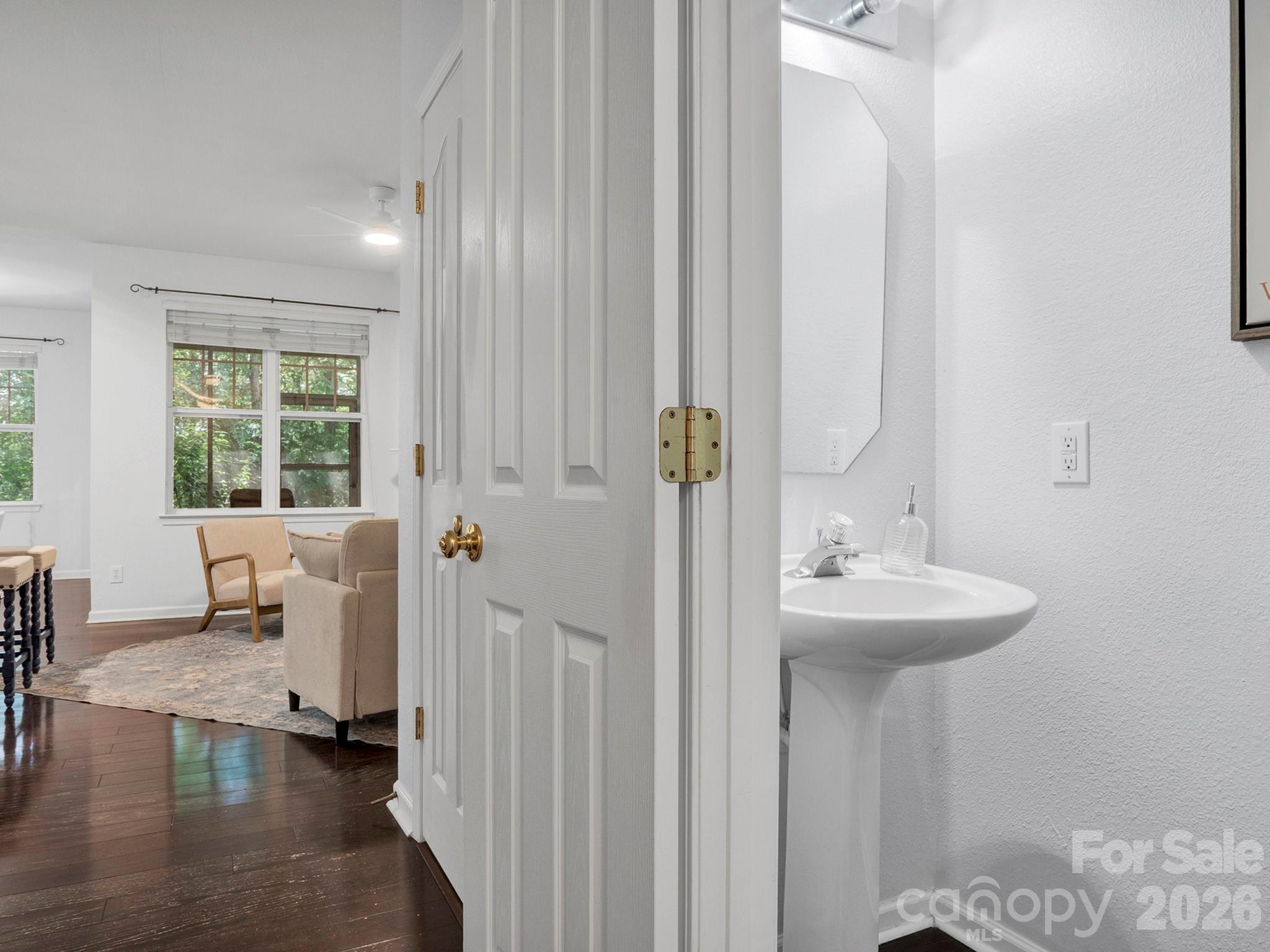 Half bath on main floor - 10747 Essex Hall Drive, Charlotte