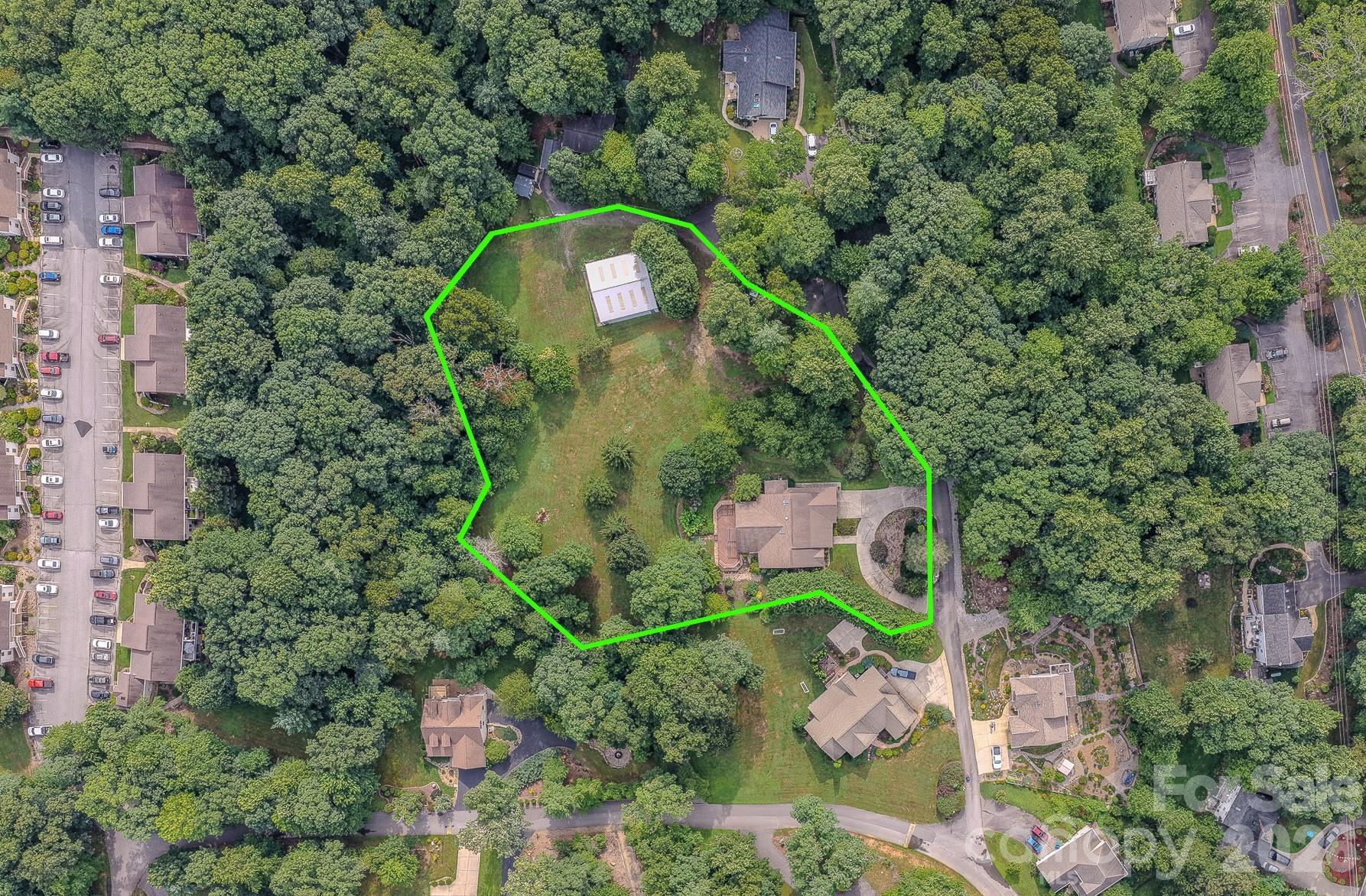 Approximate property outline - 5 Kari Circle, Candler