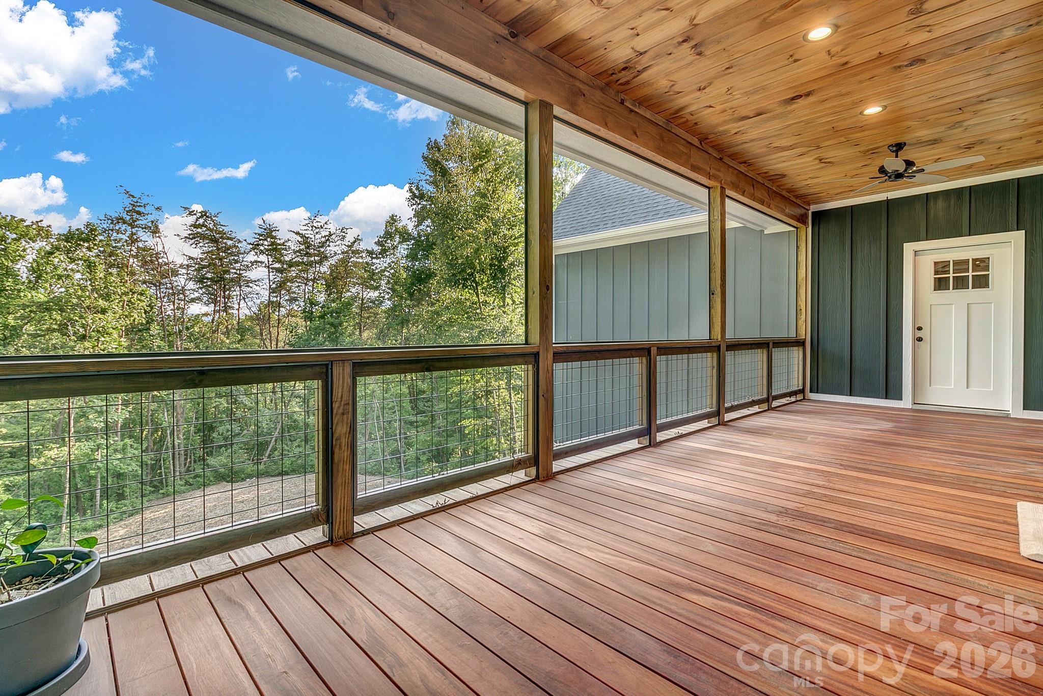 Main level porch - 143 Sunny Morning Court, Hendersonville