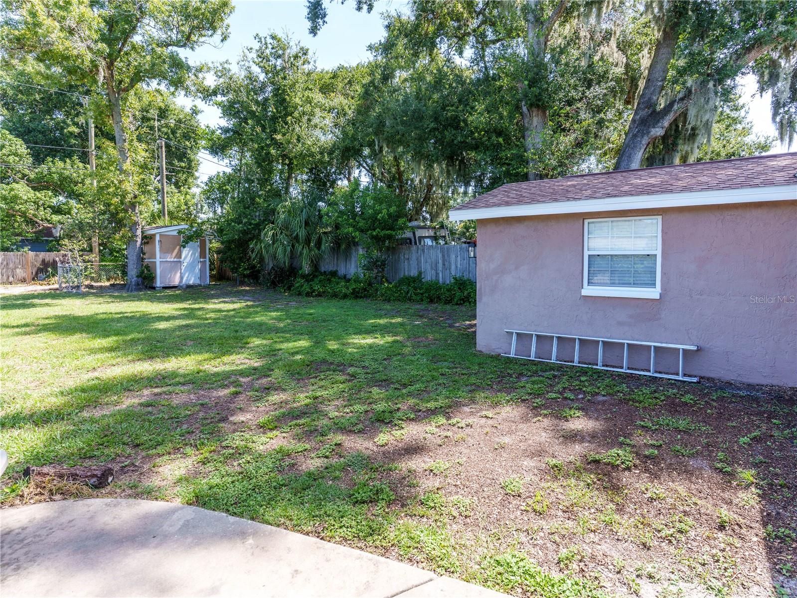 Two Storage Sheds in Large Back Yard - 6155 ILLINOIS AVE, NEW PORT RICHEY
