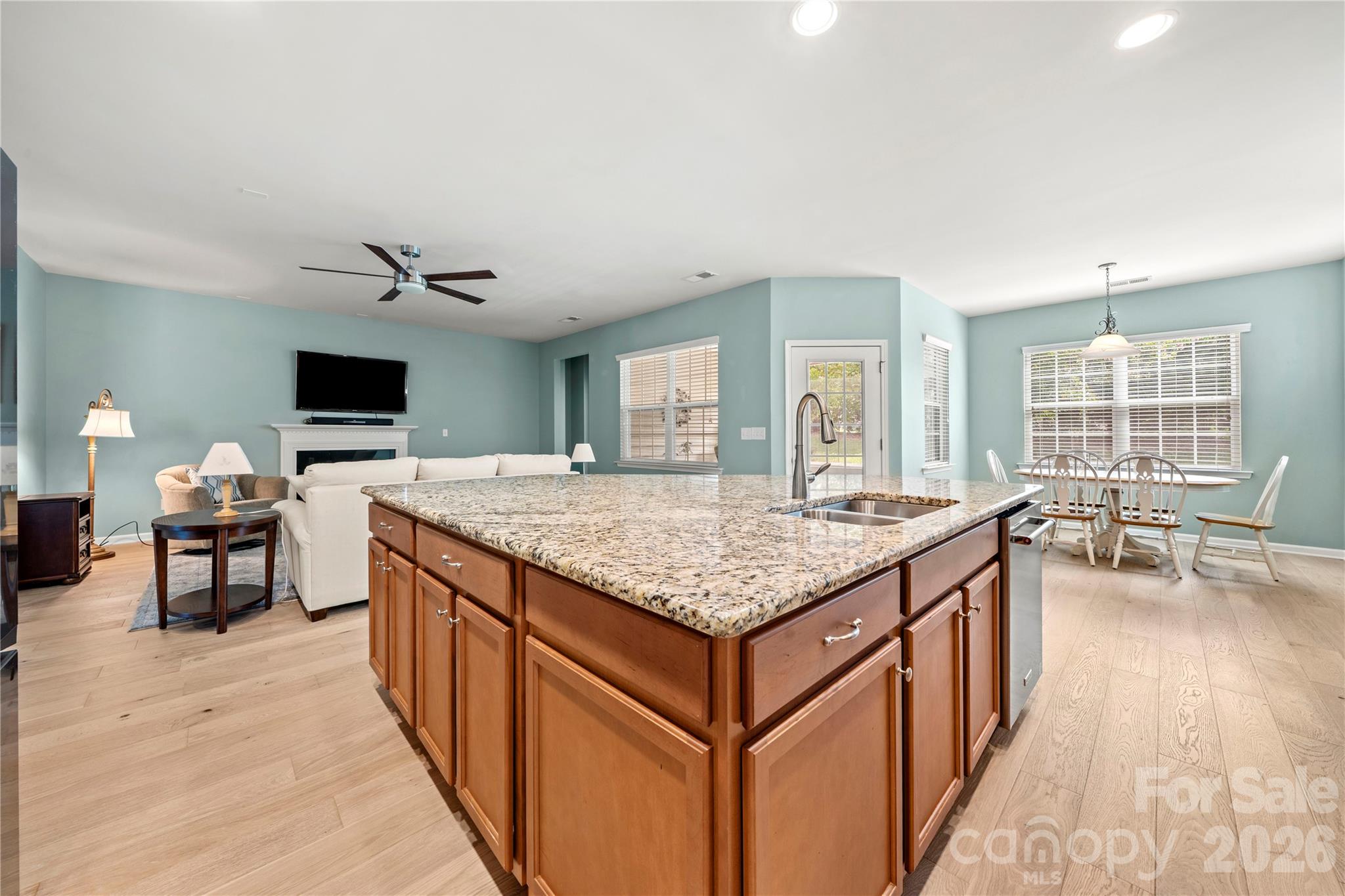 Open floor plan - 1601 Deer Meadows Drive, Waxhaw