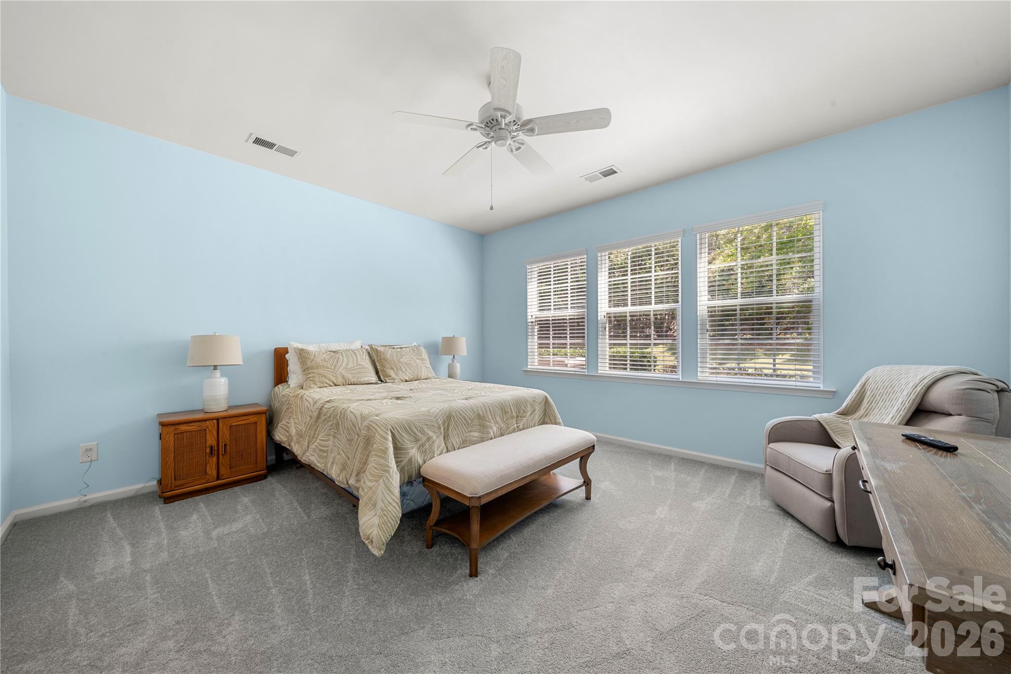 Primary bedroom - 1601 Deer Meadows Drive, Waxhaw
