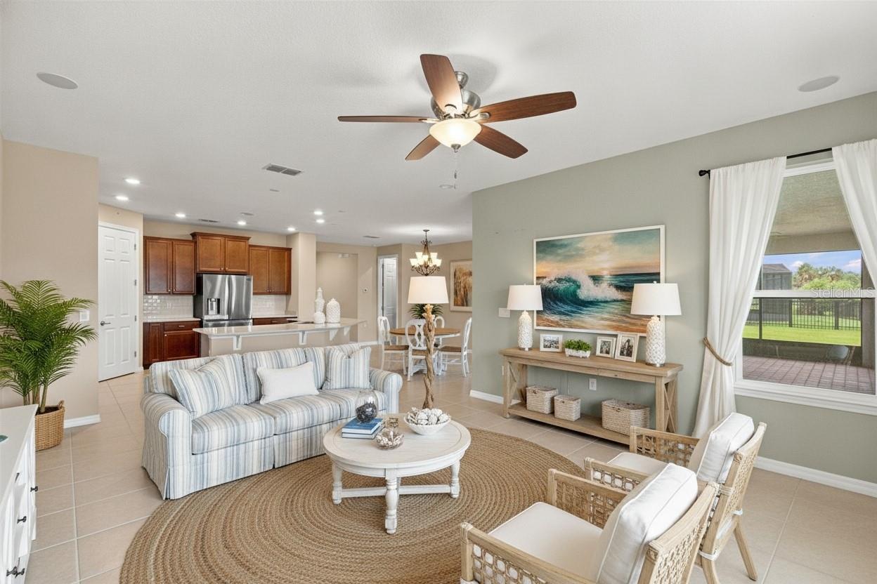 Great room - 163 OLYMPUS WAY, KISSIMMEE