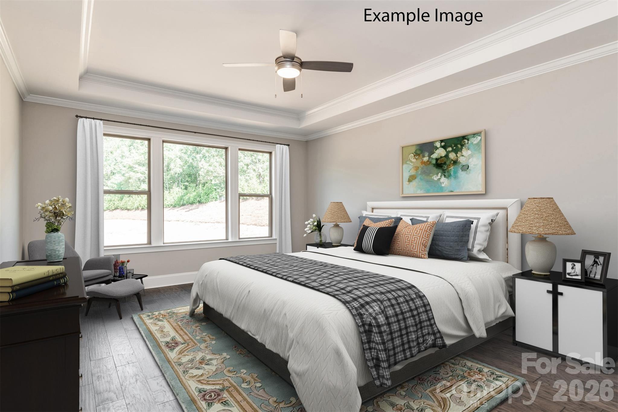 Example Photo - Premier Bedroom *Virtually Staged* - 10919 Tyler Brook Lane, Mint Hill