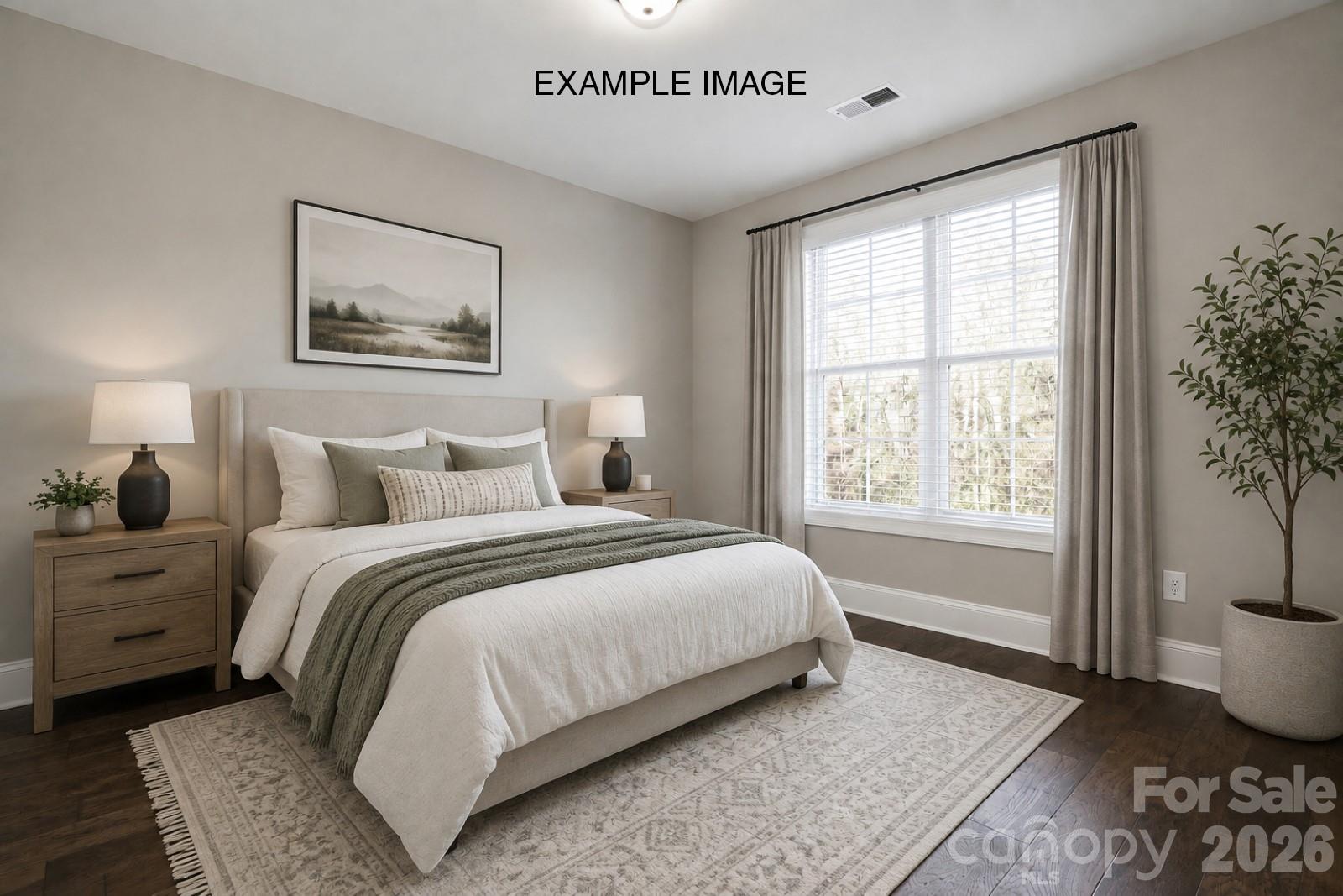 Example Photo - Bedroom 2 *Virtually Staged* - 10919 Tyler Brook Lane, Mint Hill